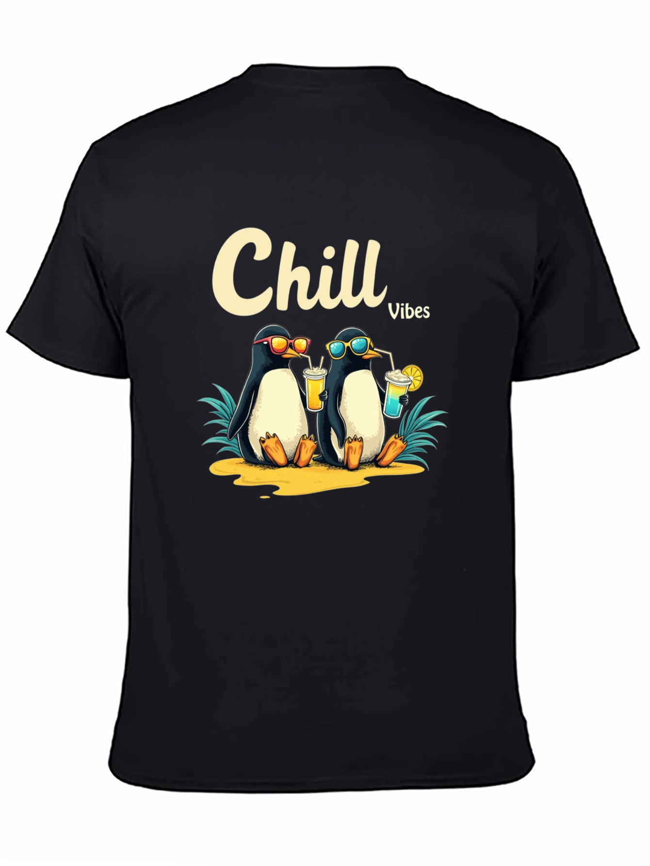 Chill Vibes Penguin Graphic Tee