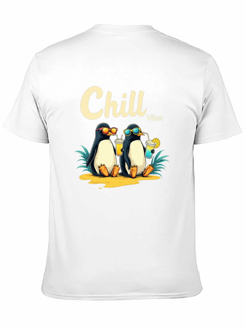 Chill Vibes Penguin Graphic Tee