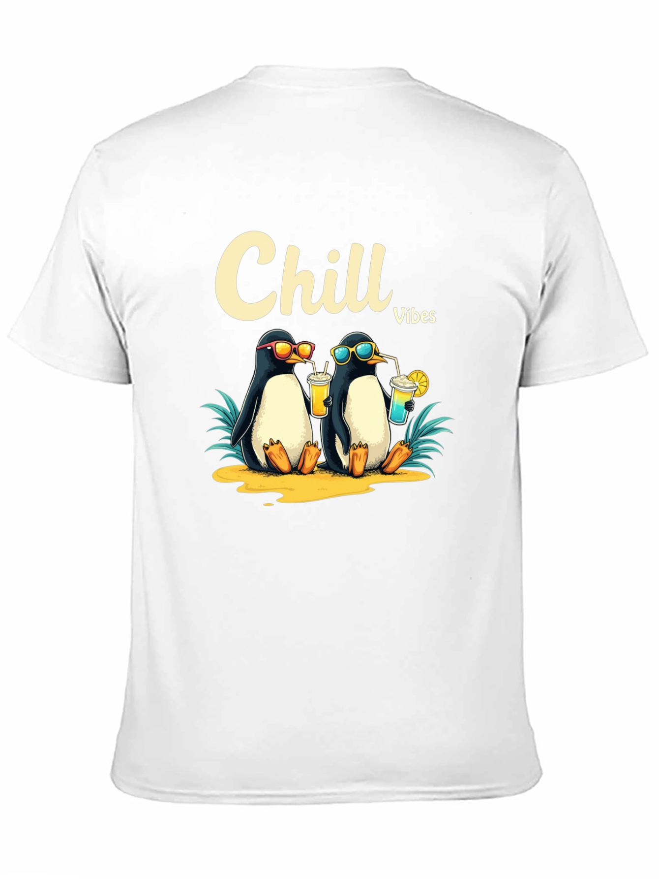 Chill Vibes Penguin Graphic Tee