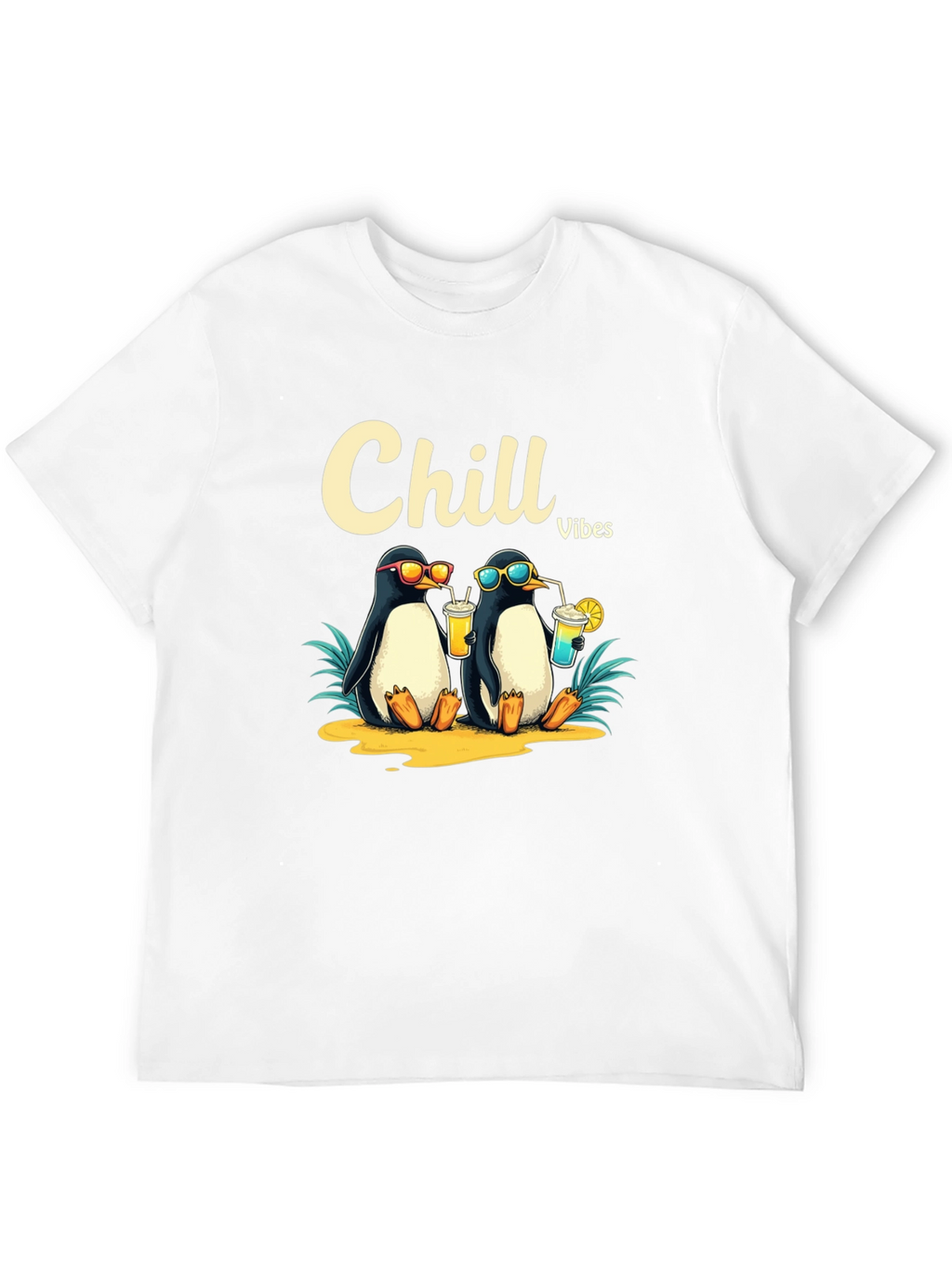 Chill Vibes Penguin Graphic Tee