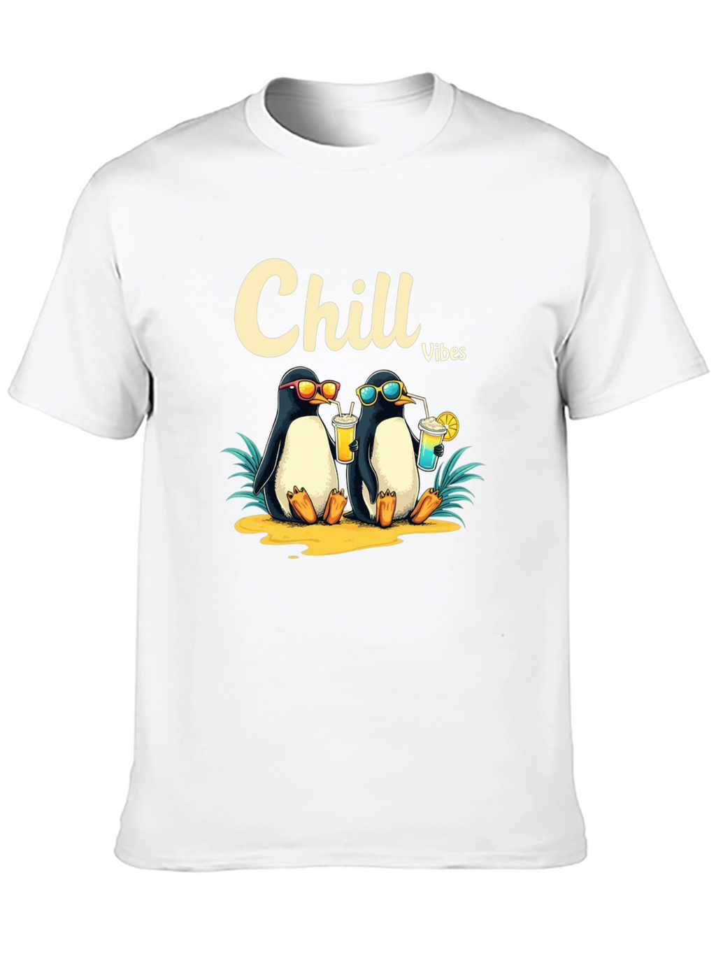 Chill Vibes Penguin Graphic Tee