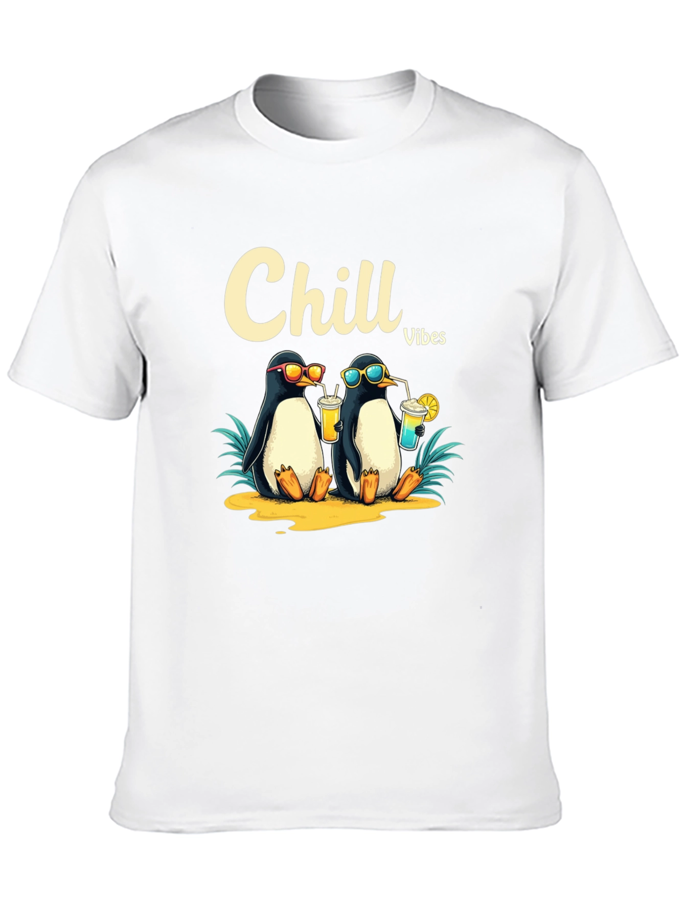 Chill Vibes Penguin Graphic Tee