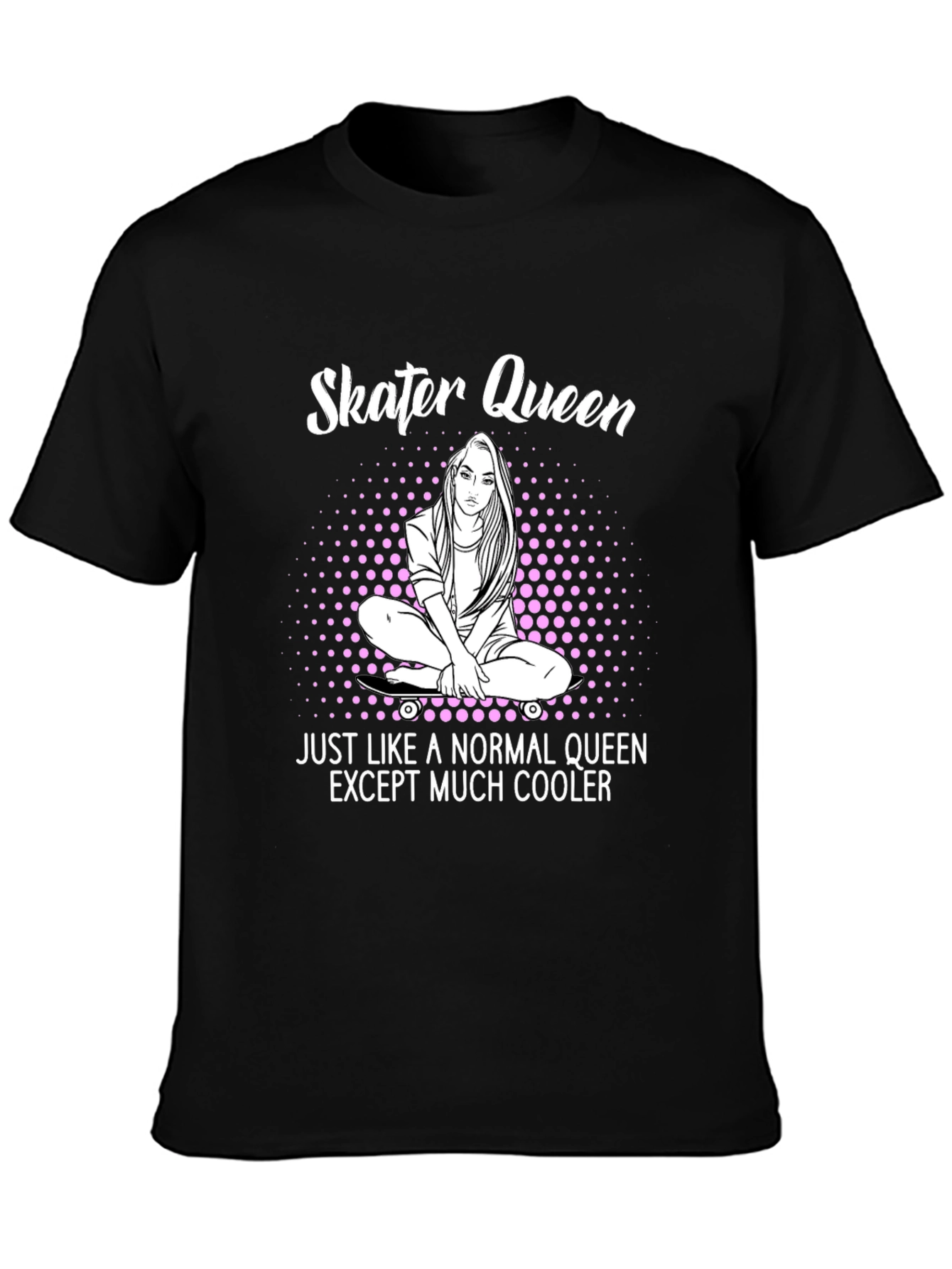 Skater Queen Graphic T-Shirt - Cool & Casual