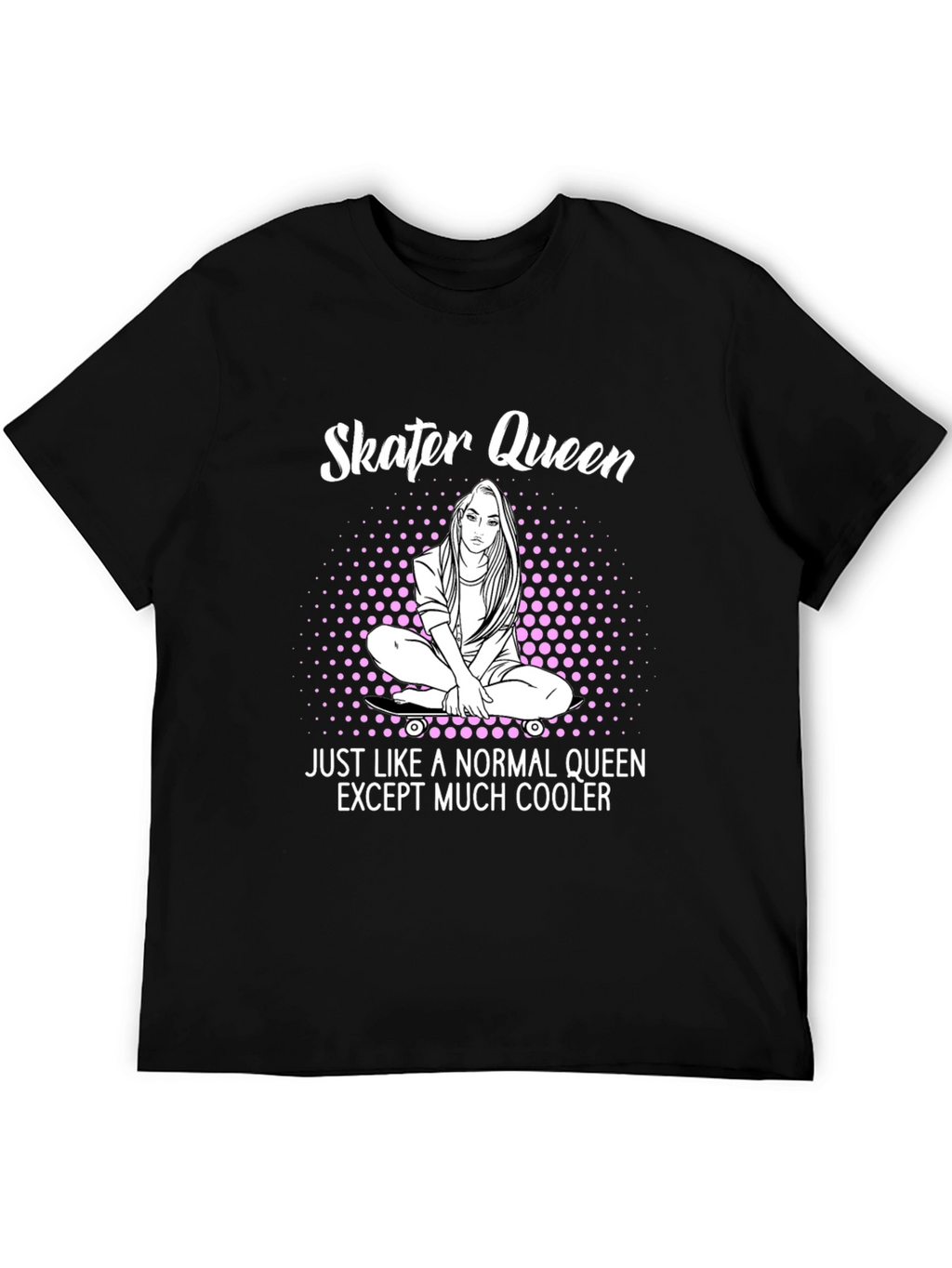 Skater Queen Graphic T-Shirt - Cool & Casual