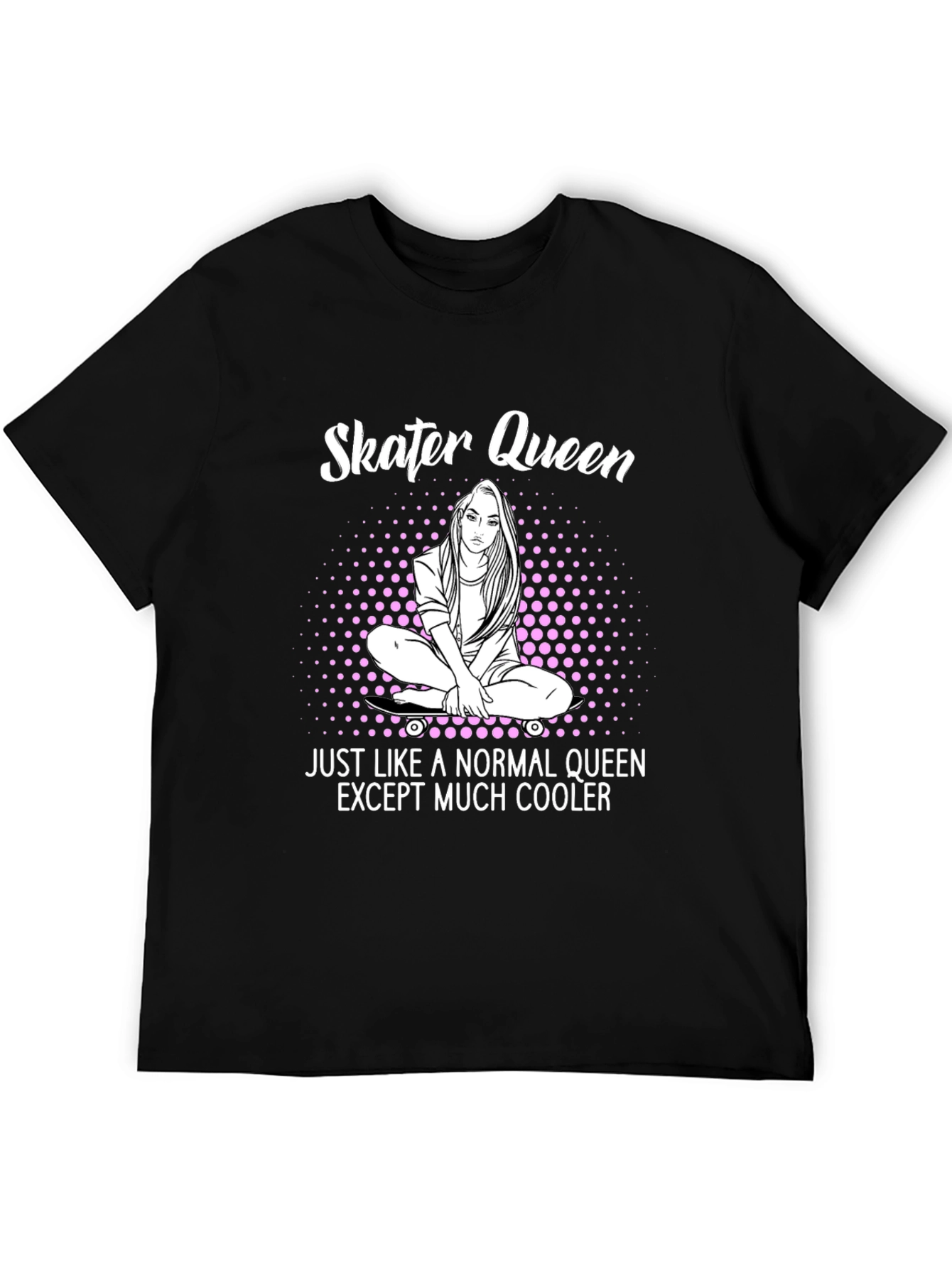 Skater Queen Graphic T-Shirt - Cool & Casual