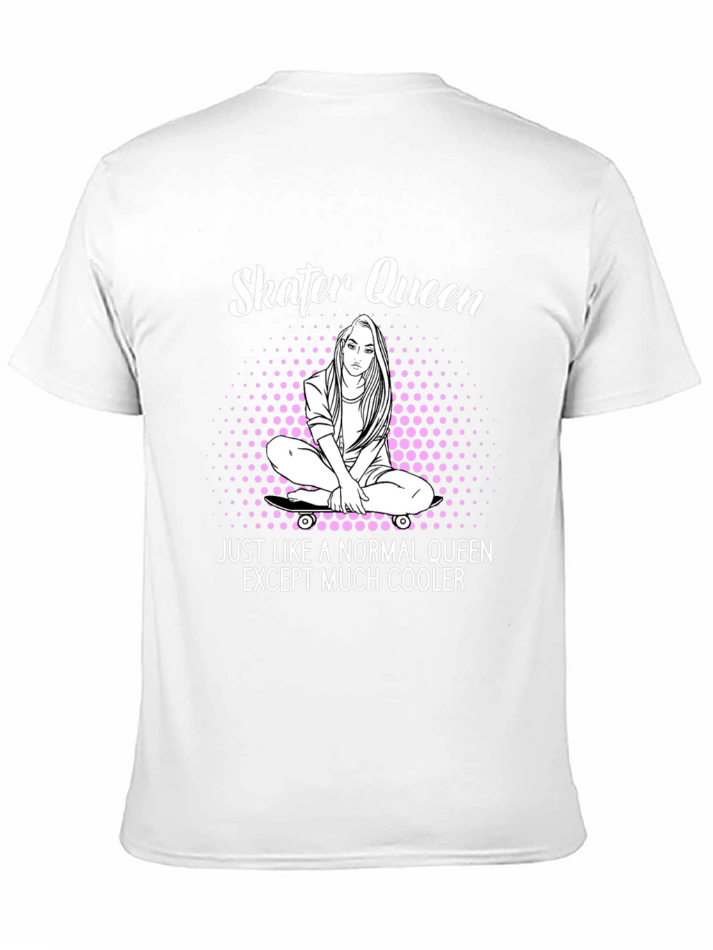 Skater Queen Graphic T-Shirt - Cool & Casual