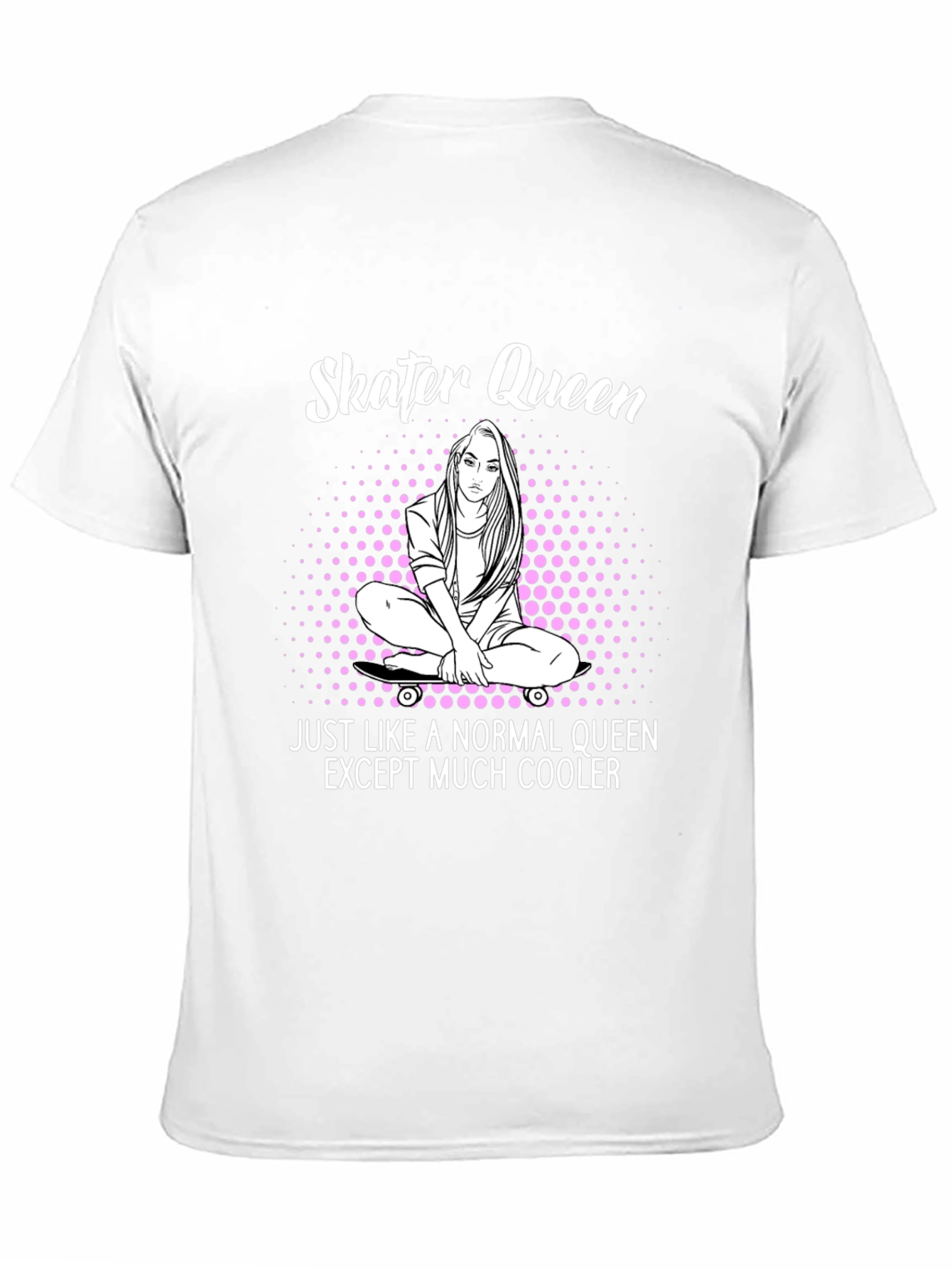 Skater Queen Graphic T-Shirt - Cool & Casual