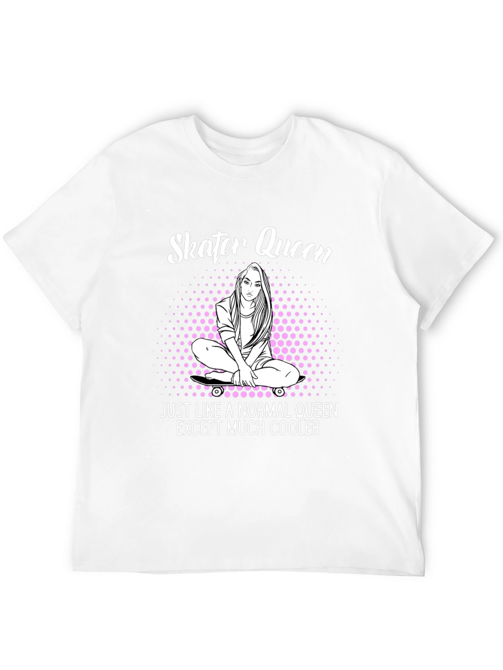 Skater Queen Graphic T-Shirt - Cool & Casual