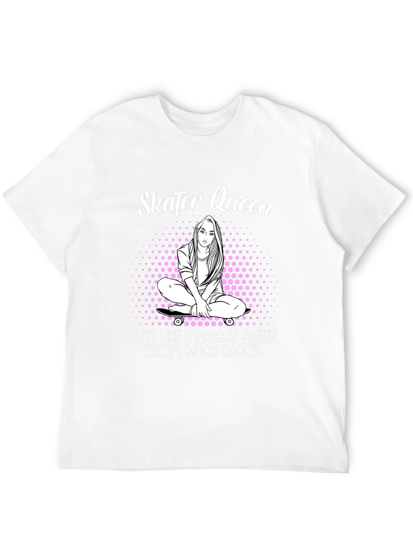 Skater Queen Graphic T-Shirt - Cool & Casual