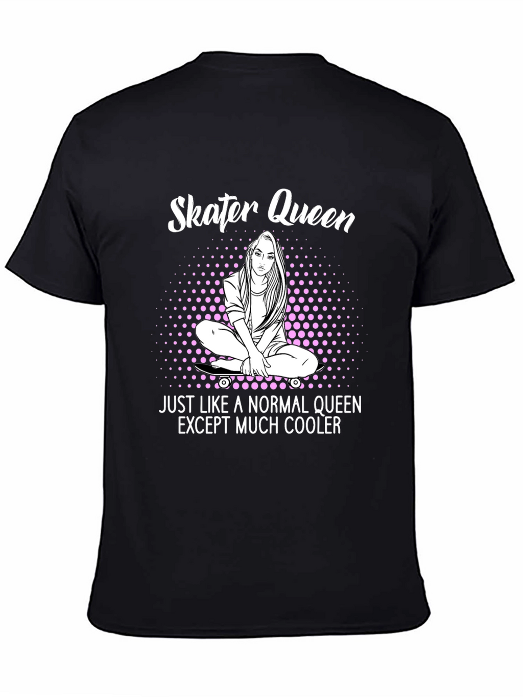 Skater Queen Graphic T-Shirt - Cool & Casual