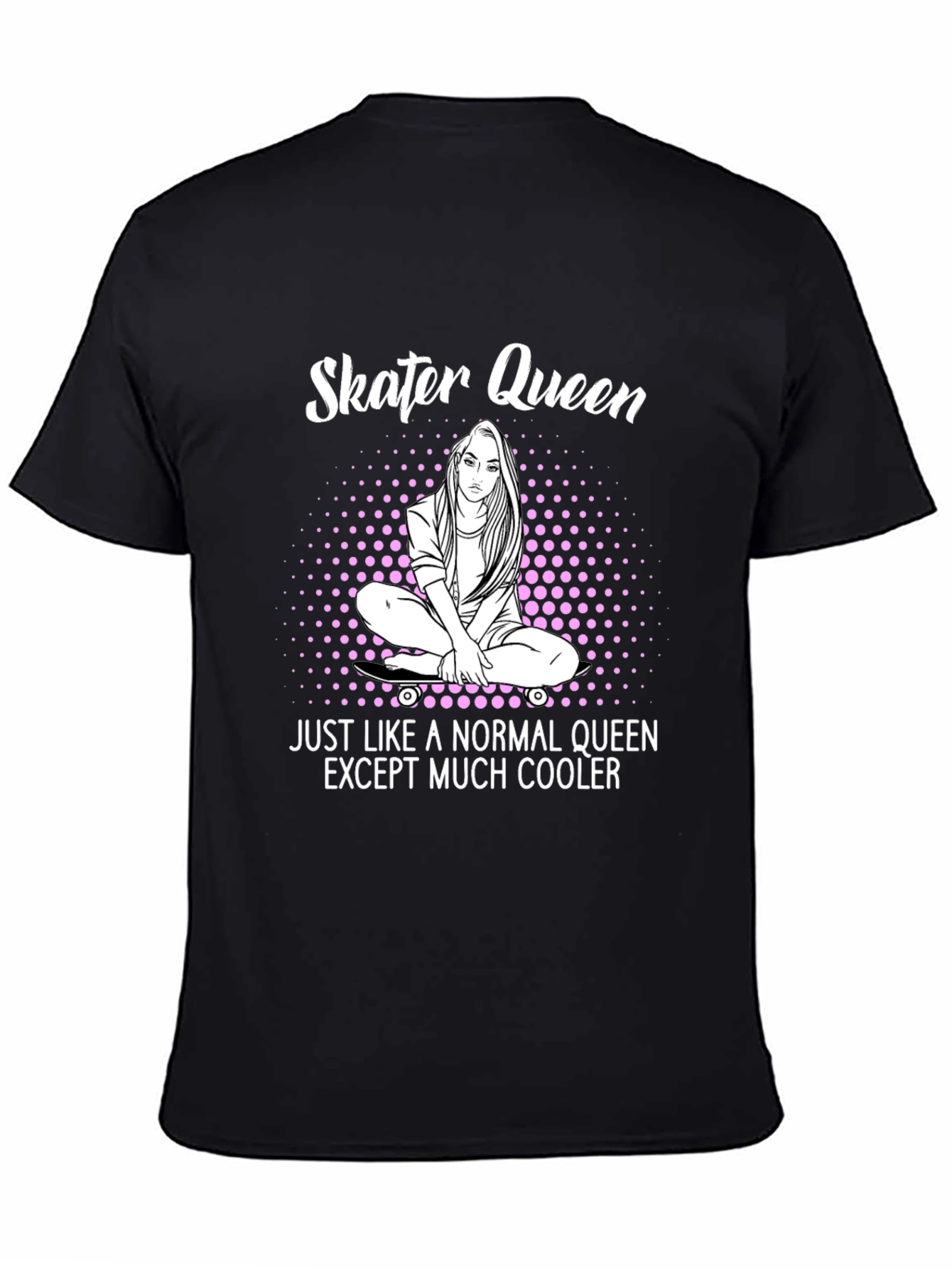 Skater Queen Graphic T-Shirt - Cool & Casual