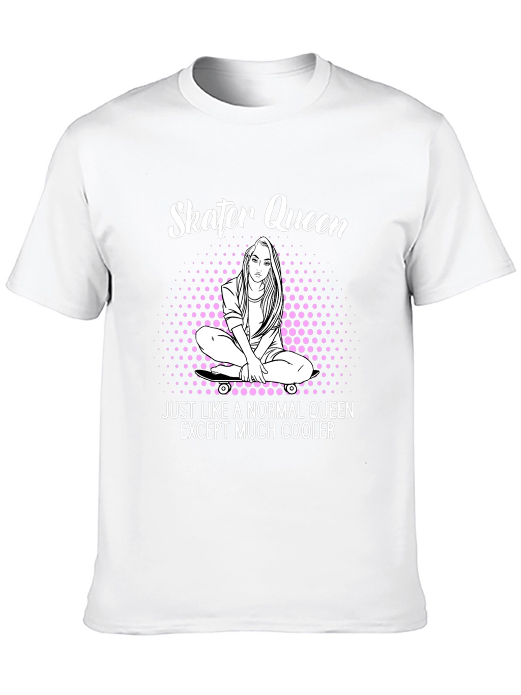 Skater Queen Graphic T-Shirt - Cool & Casual