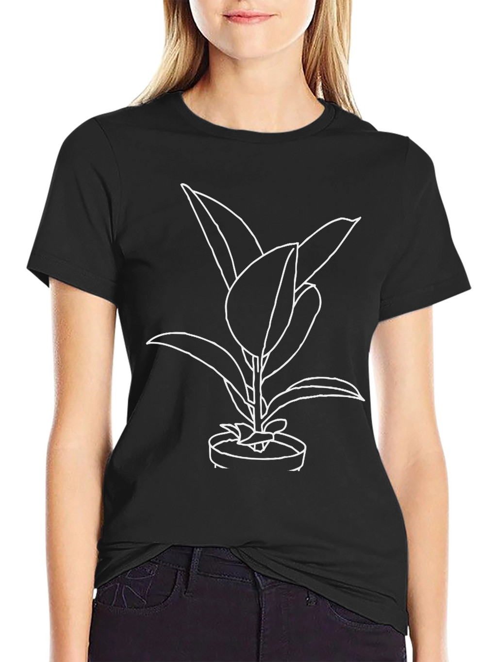 Rubber Plant Graphic T-Shirt