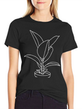 Rubber Plant Graphic T-Shirt
