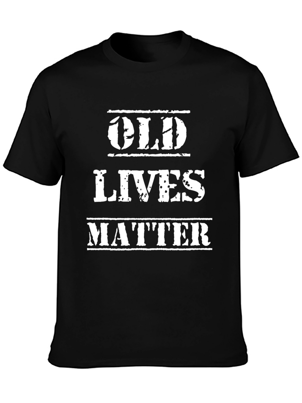 Old Lives Matter T-Shirt - Black Cotton Tee