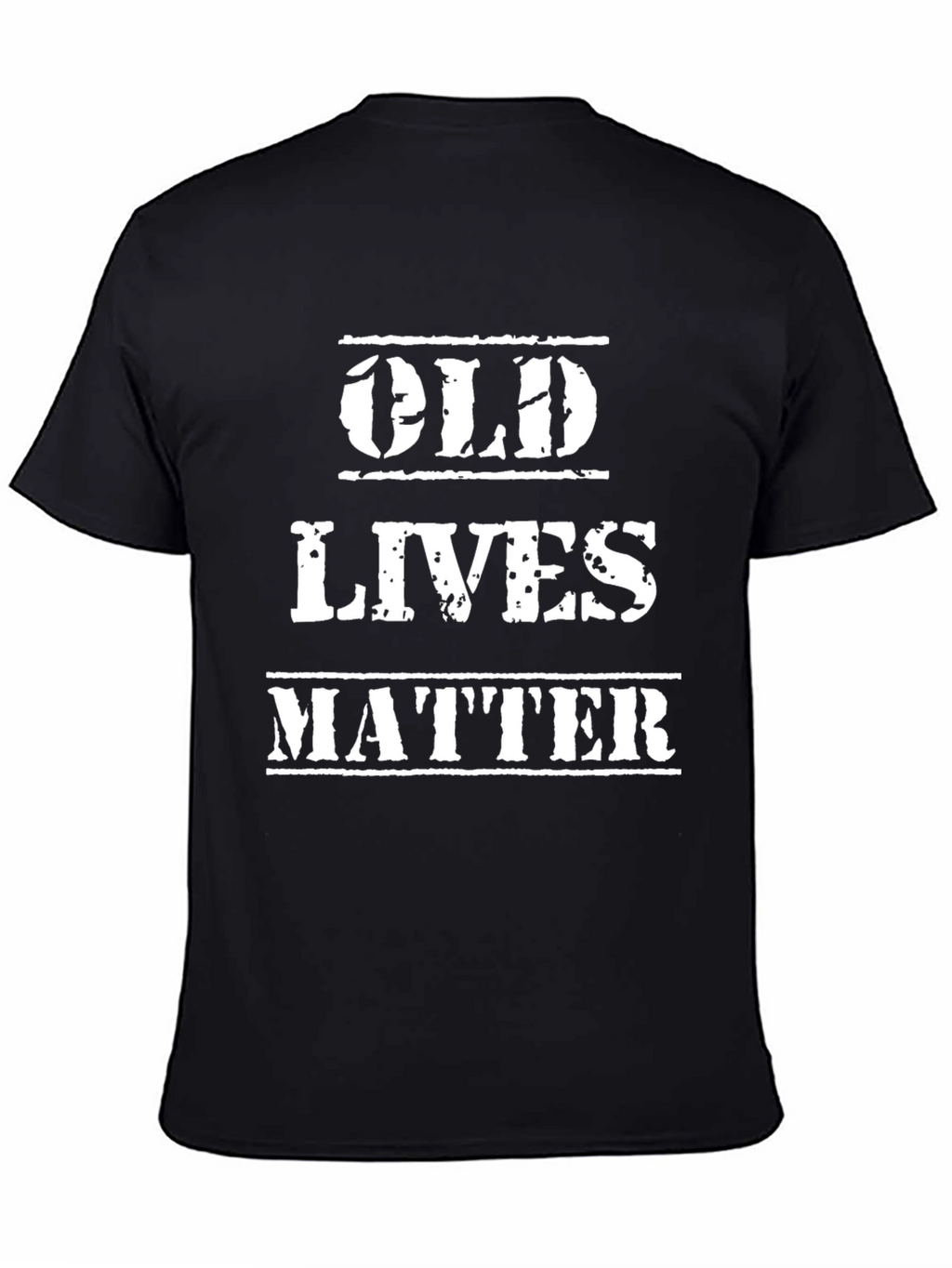 Old Lives Matter T-Shirt - Black Cotton Tee