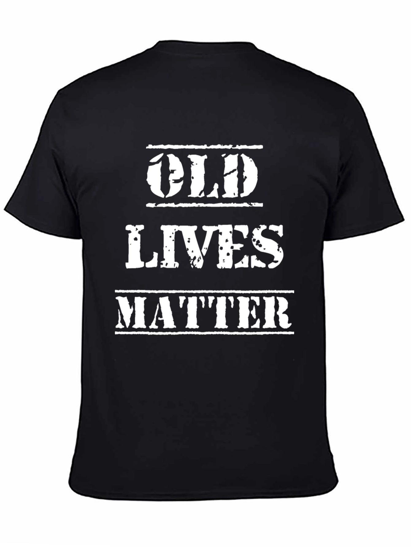 Old Lives Matter T-Shirt - Black Cotton Tee
