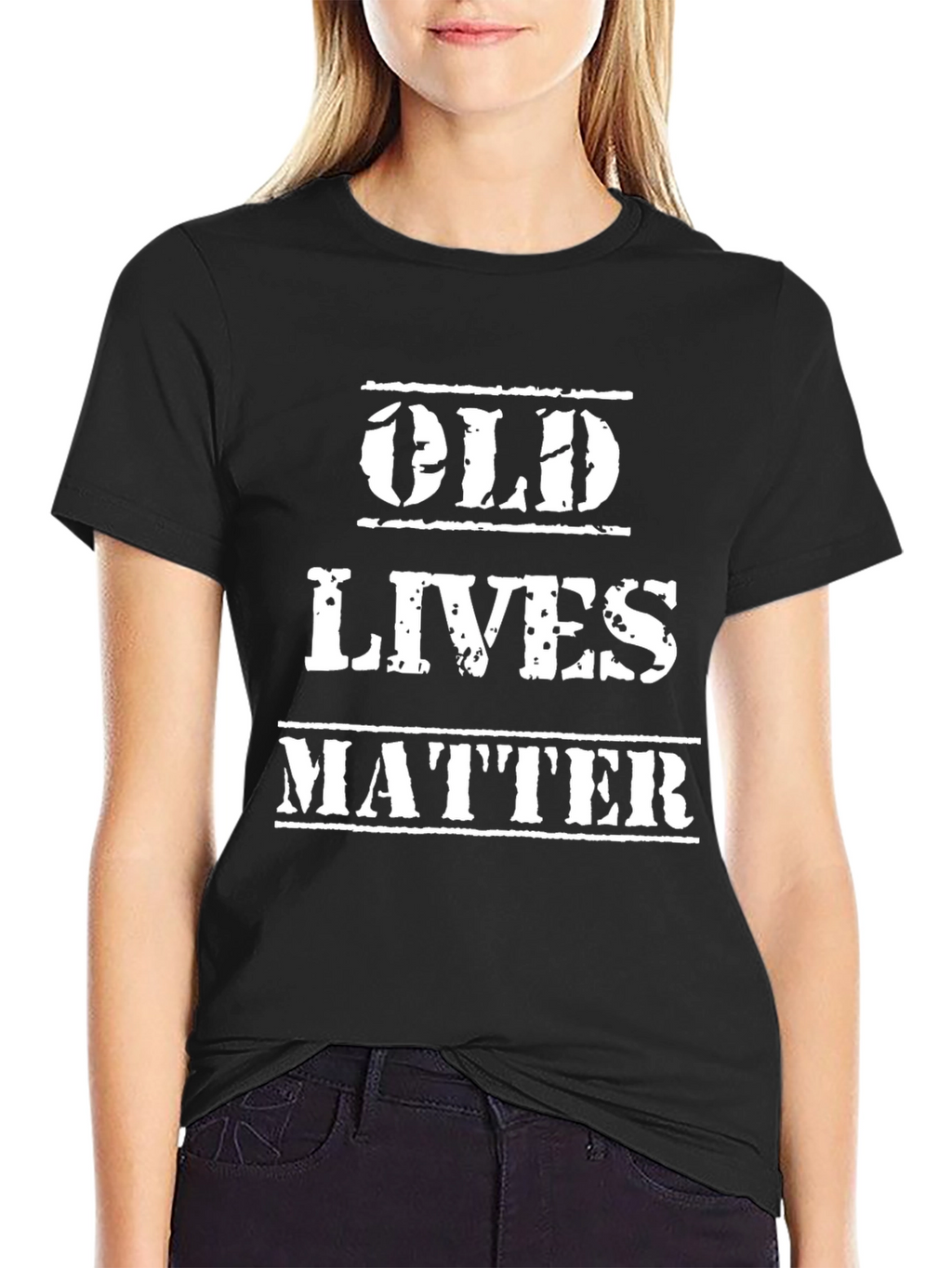 Old Lives Matter T-Shirt - Black Cotton Tee