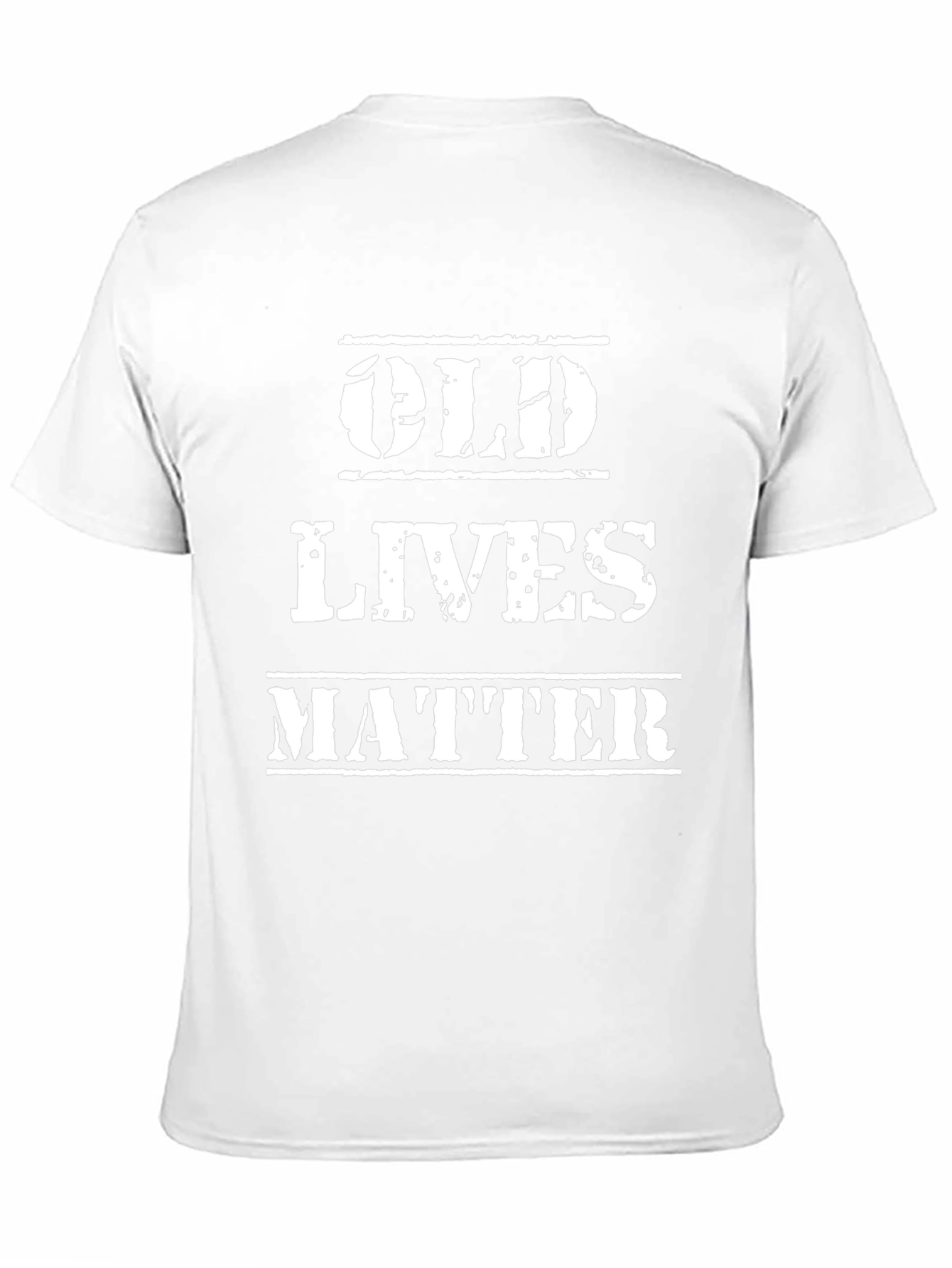 Old Lives Matter T-Shirt - Black Cotton Tee