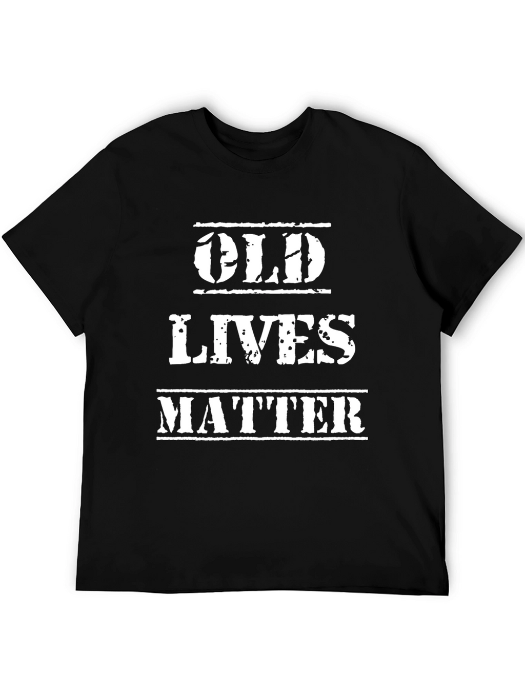 Old Lives Matter T-Shirt - Black Cotton Tee