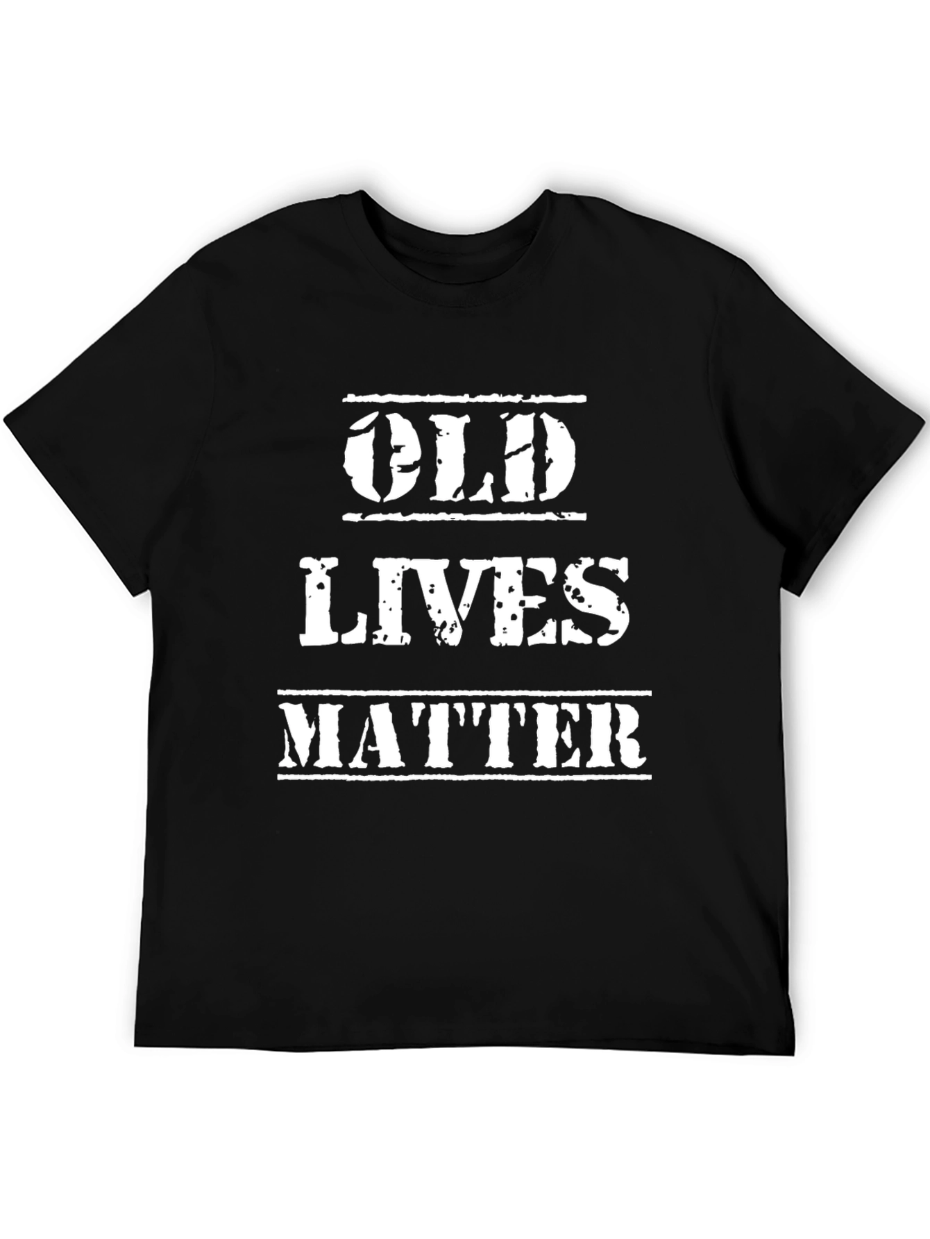 Old Lives Matter T-Shirt - Black Cotton Tee