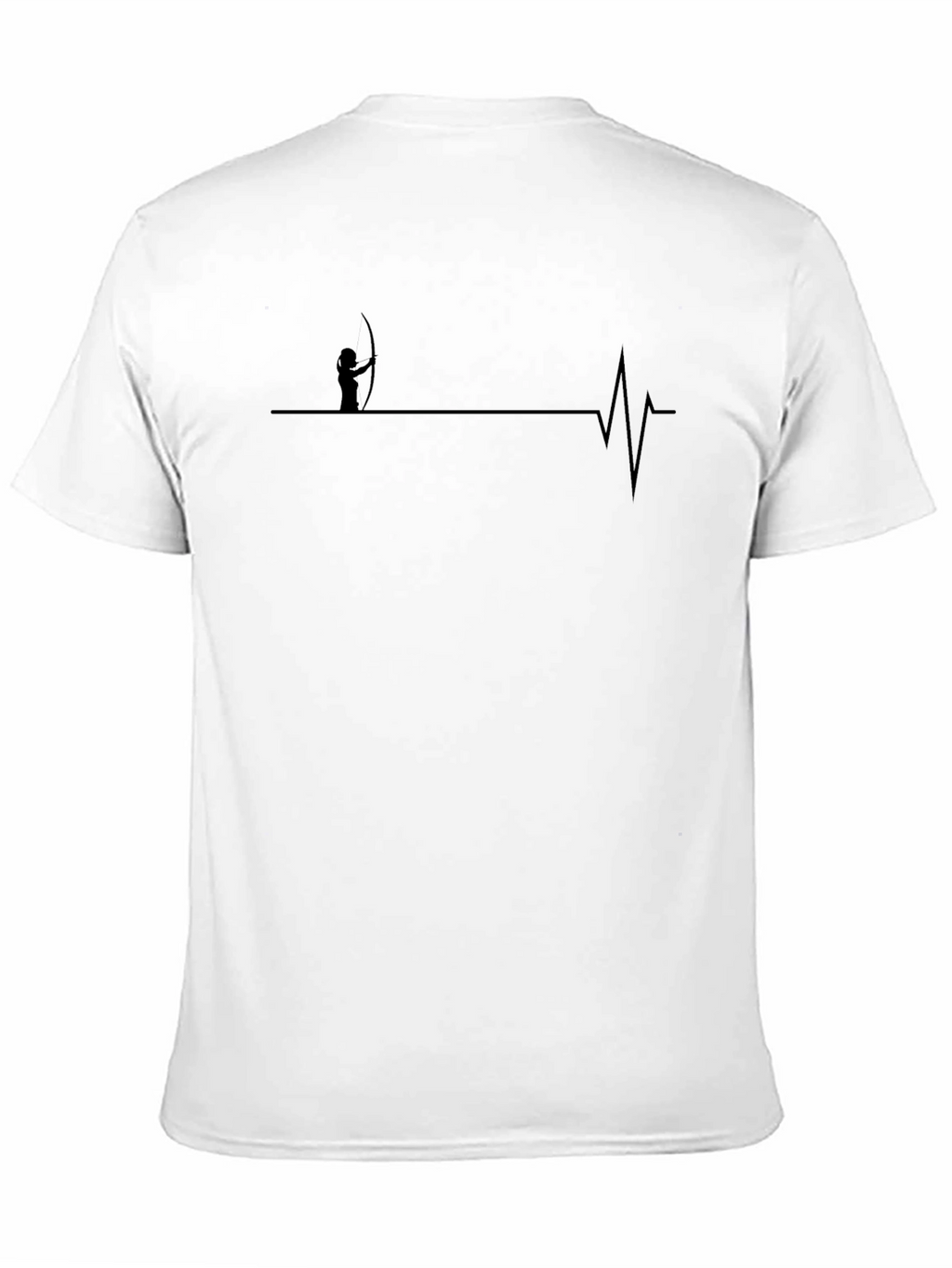 Archer Heartbeat T-Shirt - Black Cotton Tee