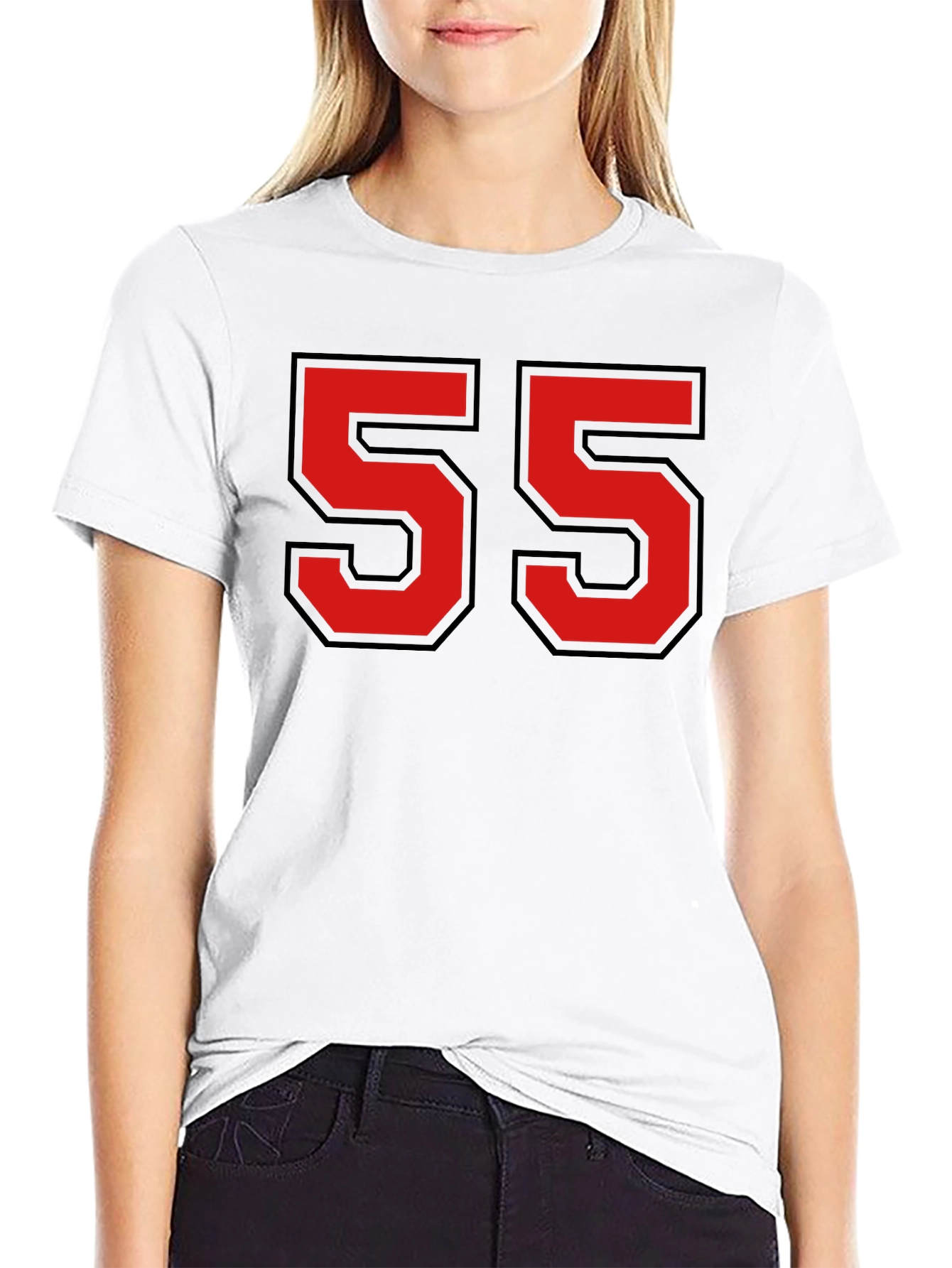 Retro Number 55 Graphic T-Shirt