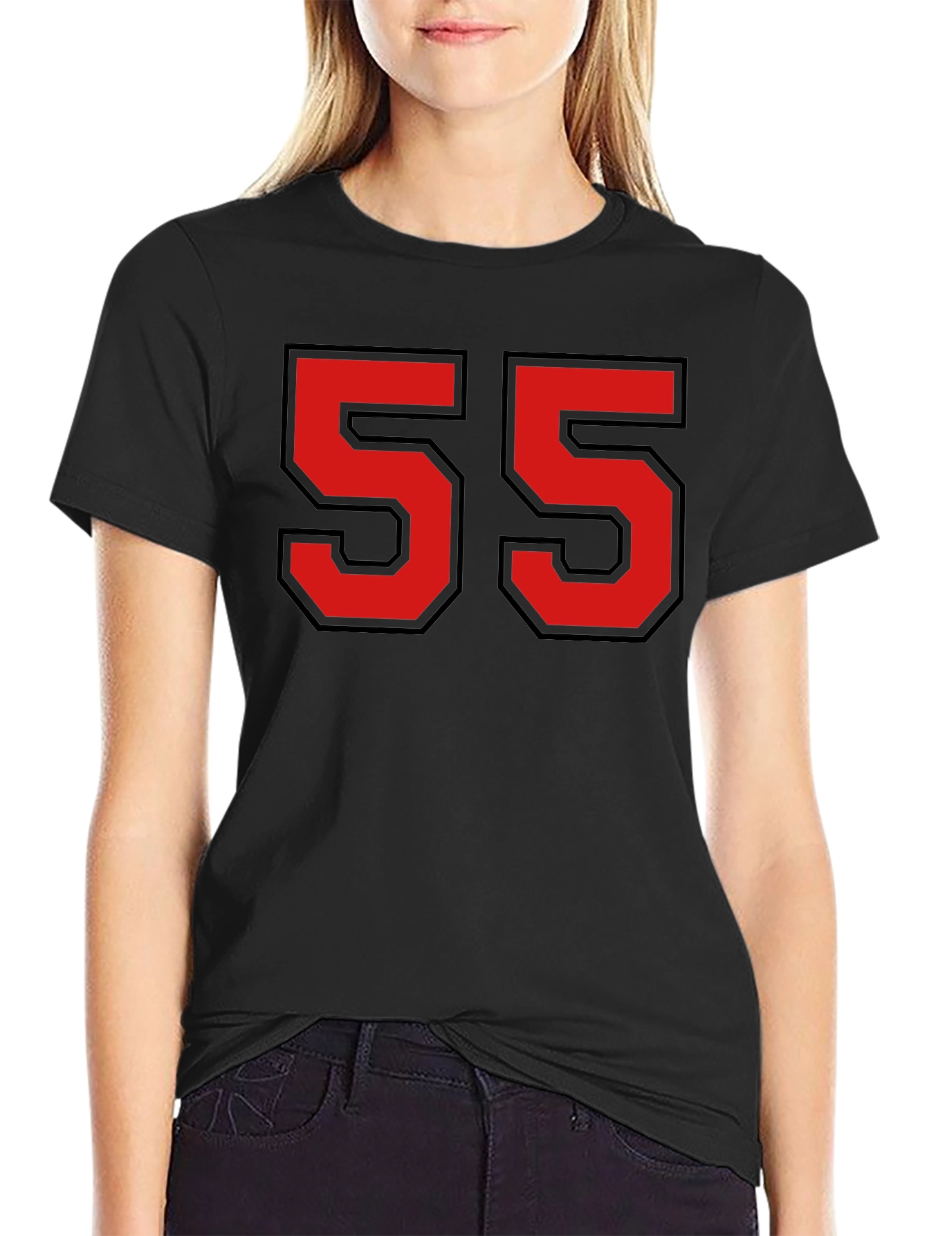 Retro Number 55 Graphic T-Shirt