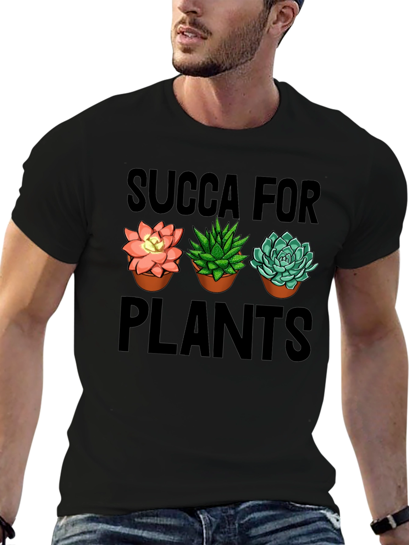 Succa For Plants Graphic T-Shirt