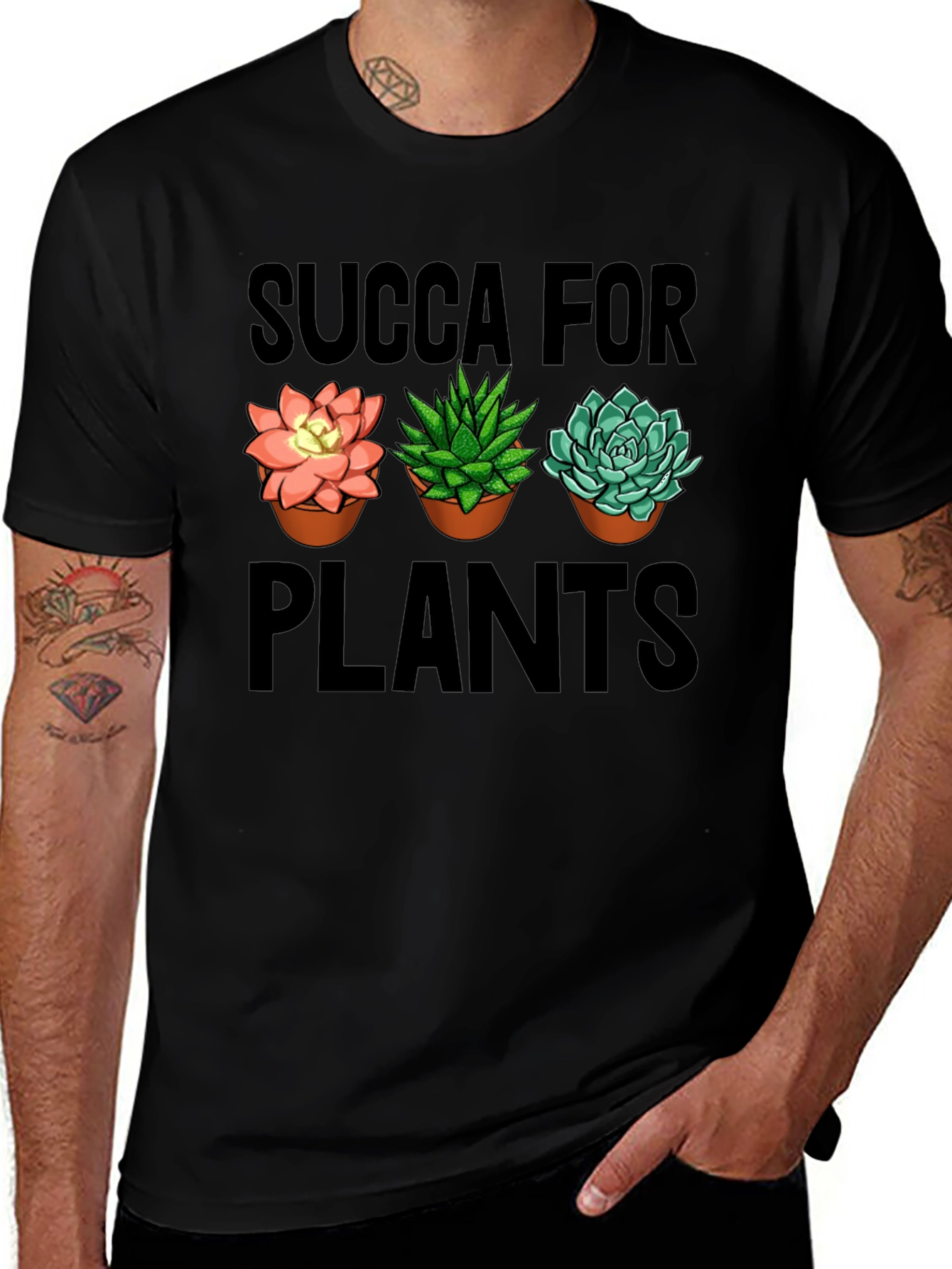 Succa For Plants Graphic T-Shirt
