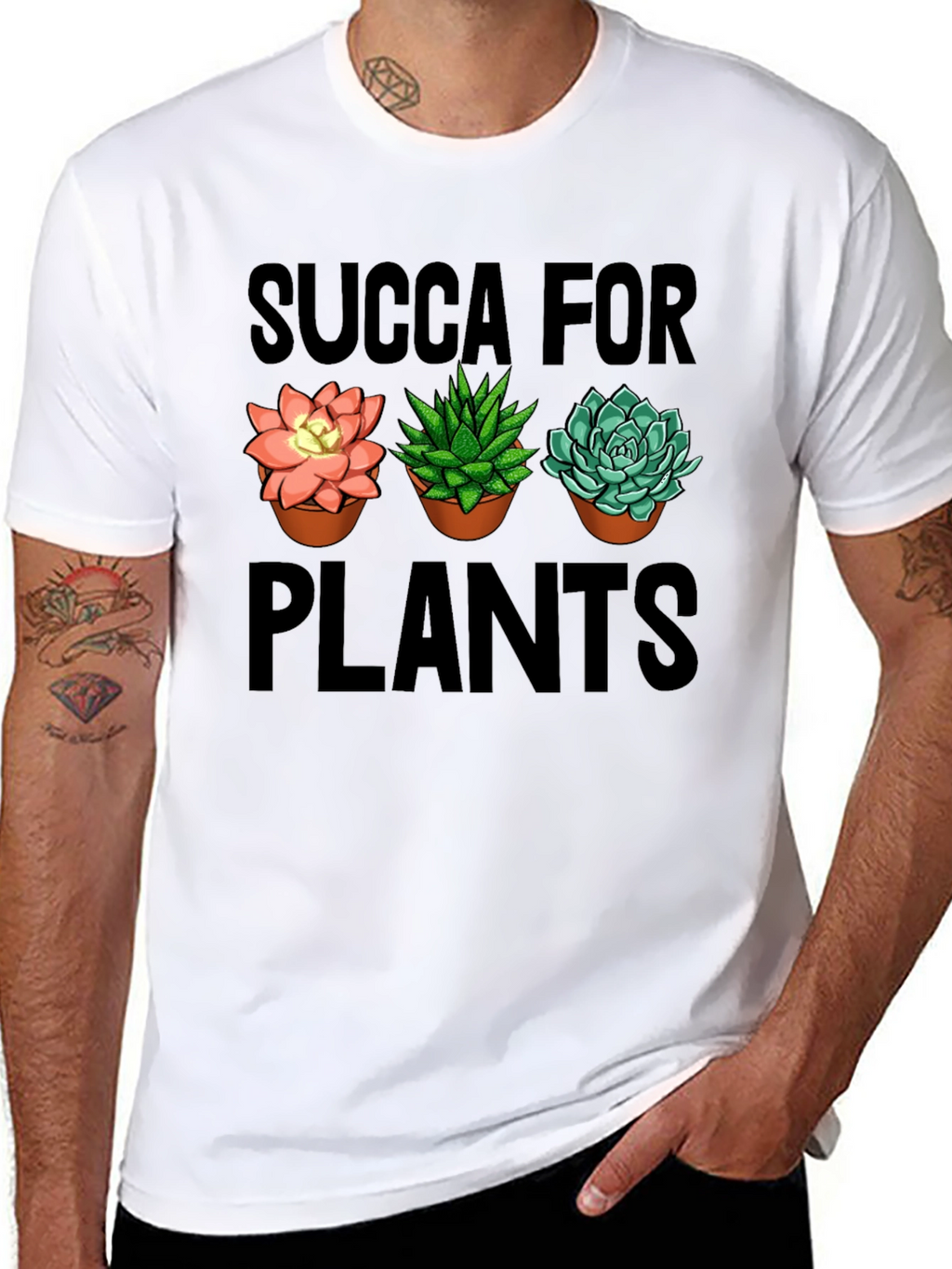 Succa For Plants Graphic T-Shirt