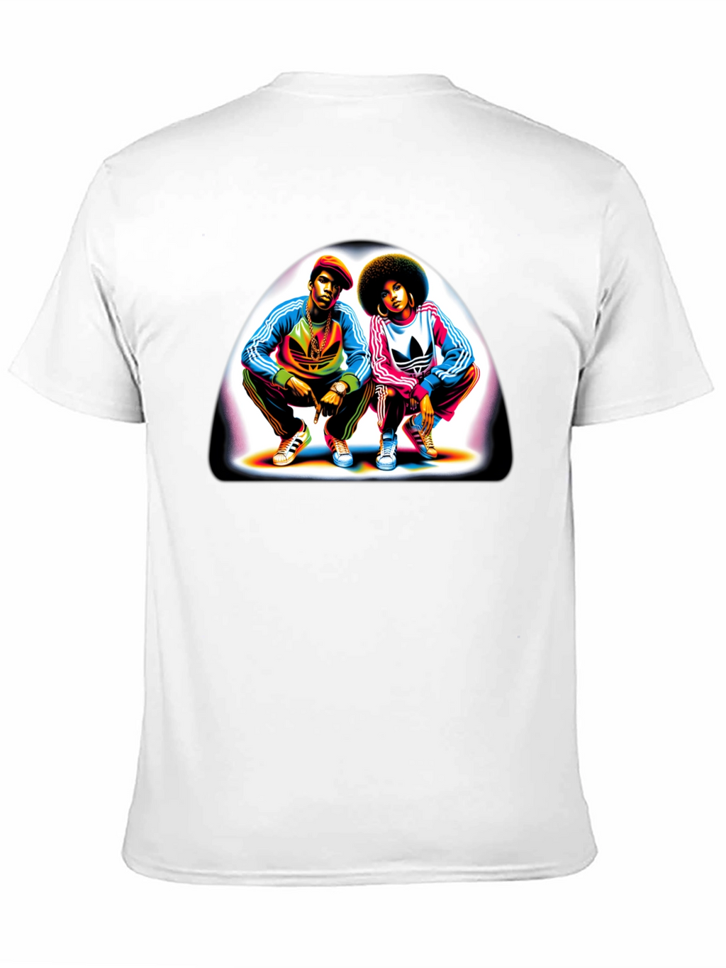 Retro Duo Graphic Tee - Black