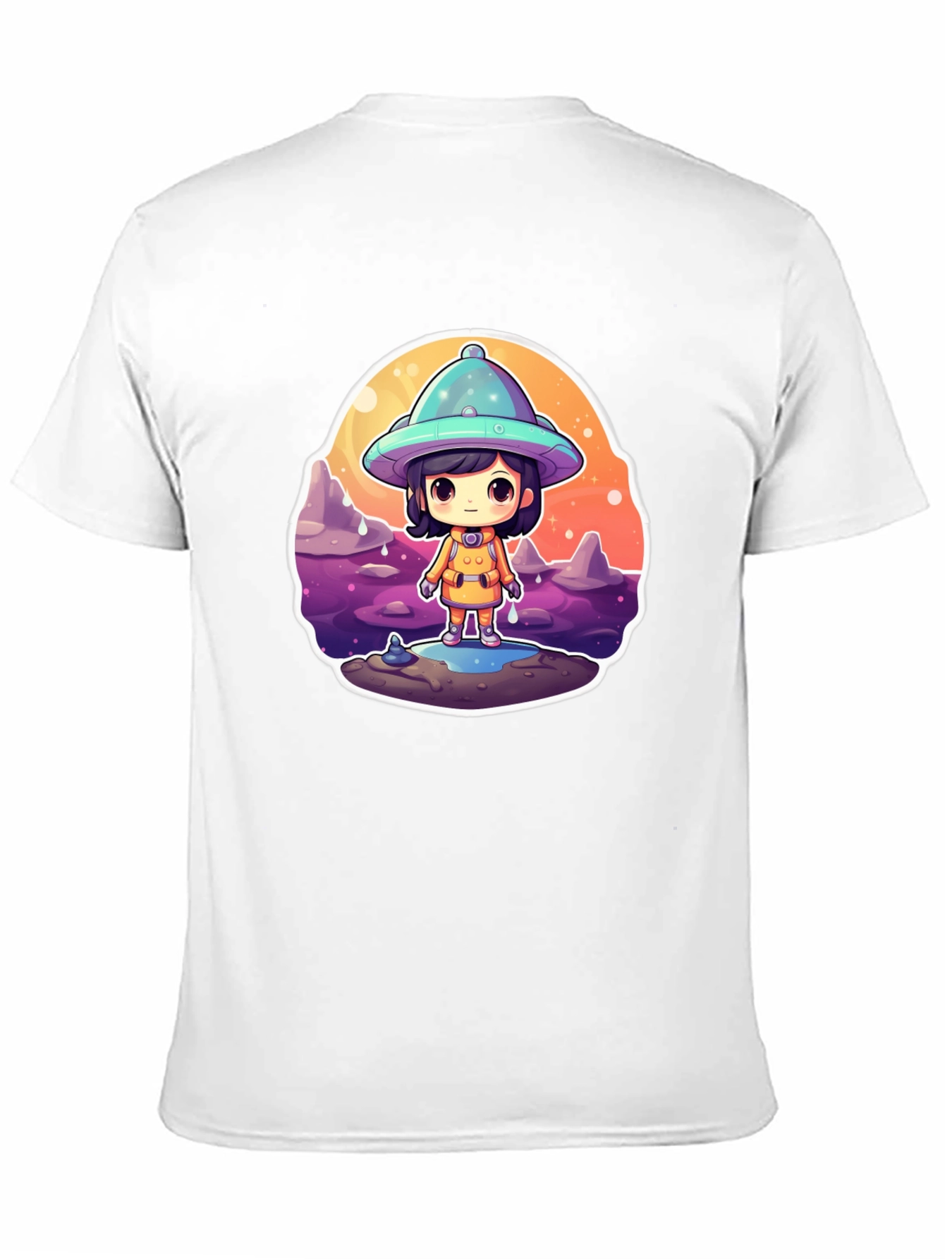 Cute Alien Kid Graphic Tee