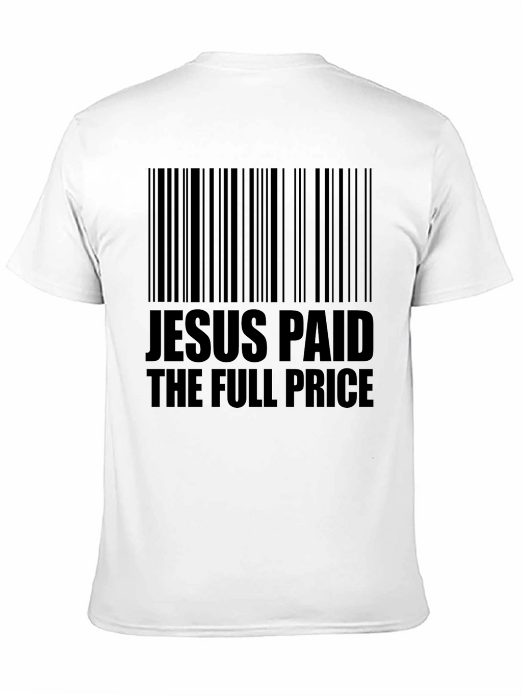 Jesus Paid Barcode T-Shirt - Religious Christian Tee