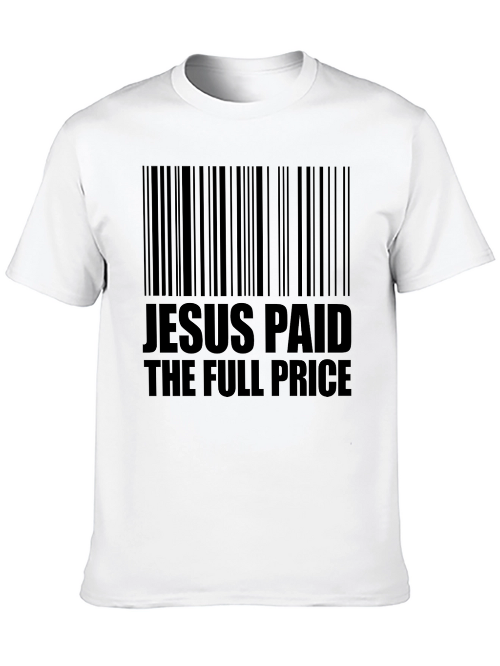 Jesus Paid Barcode T-Shirt - Religious Christian Tee
