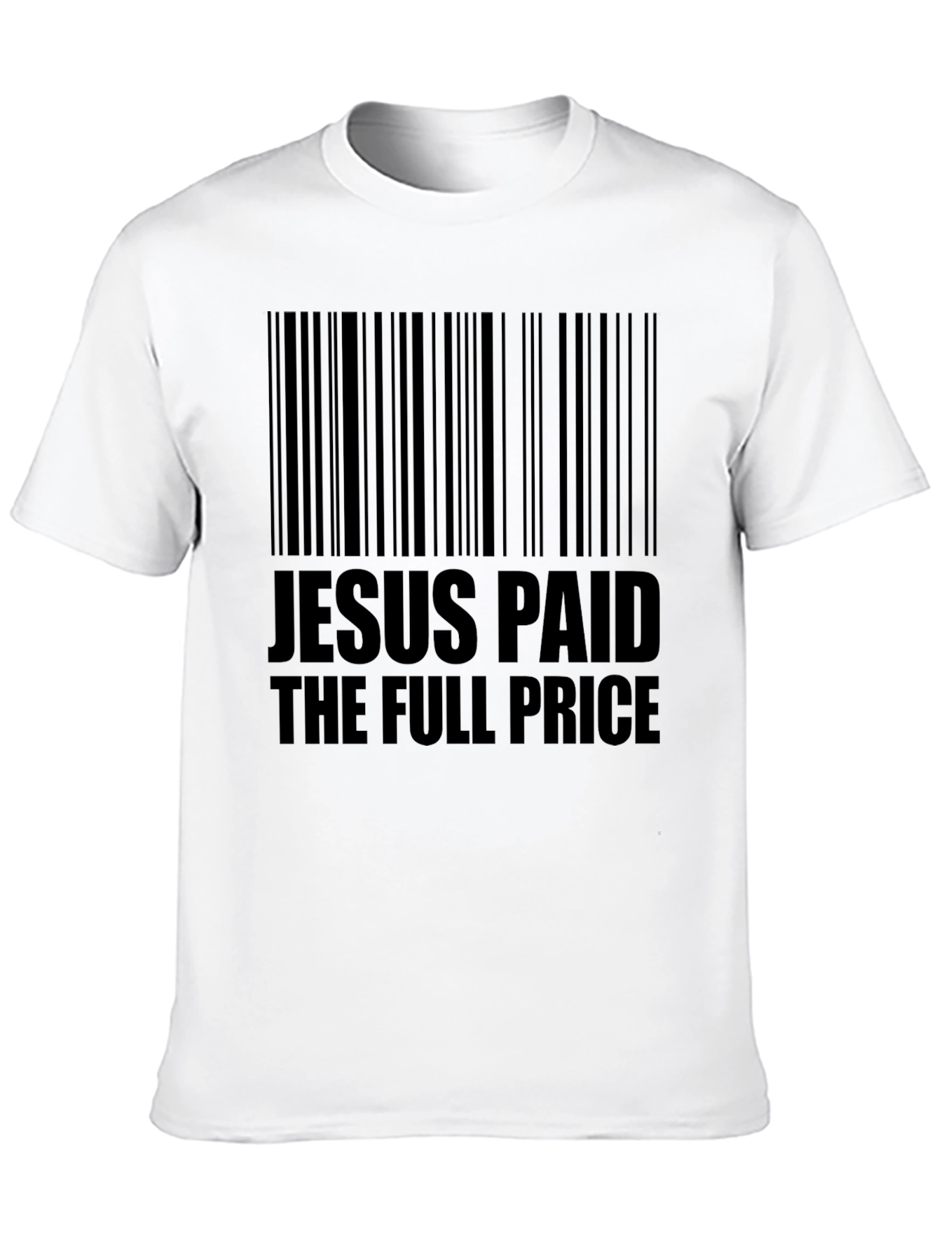 Jesus Paid Barcode T-Shirt - Religious Christian Tee
