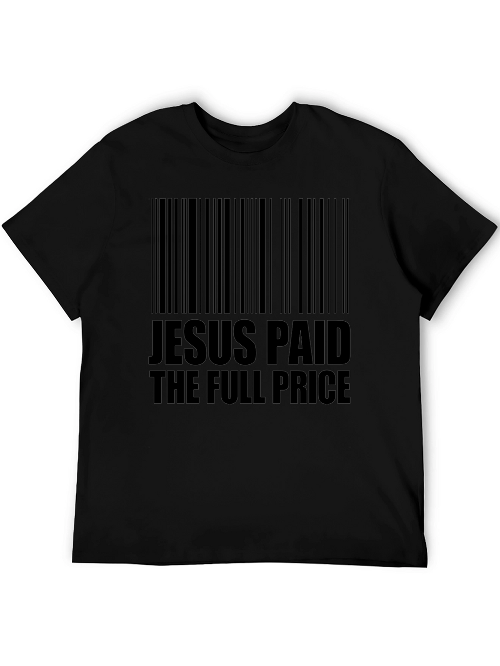Jesus Paid Barcode T-Shirt - Religious Christian Tee