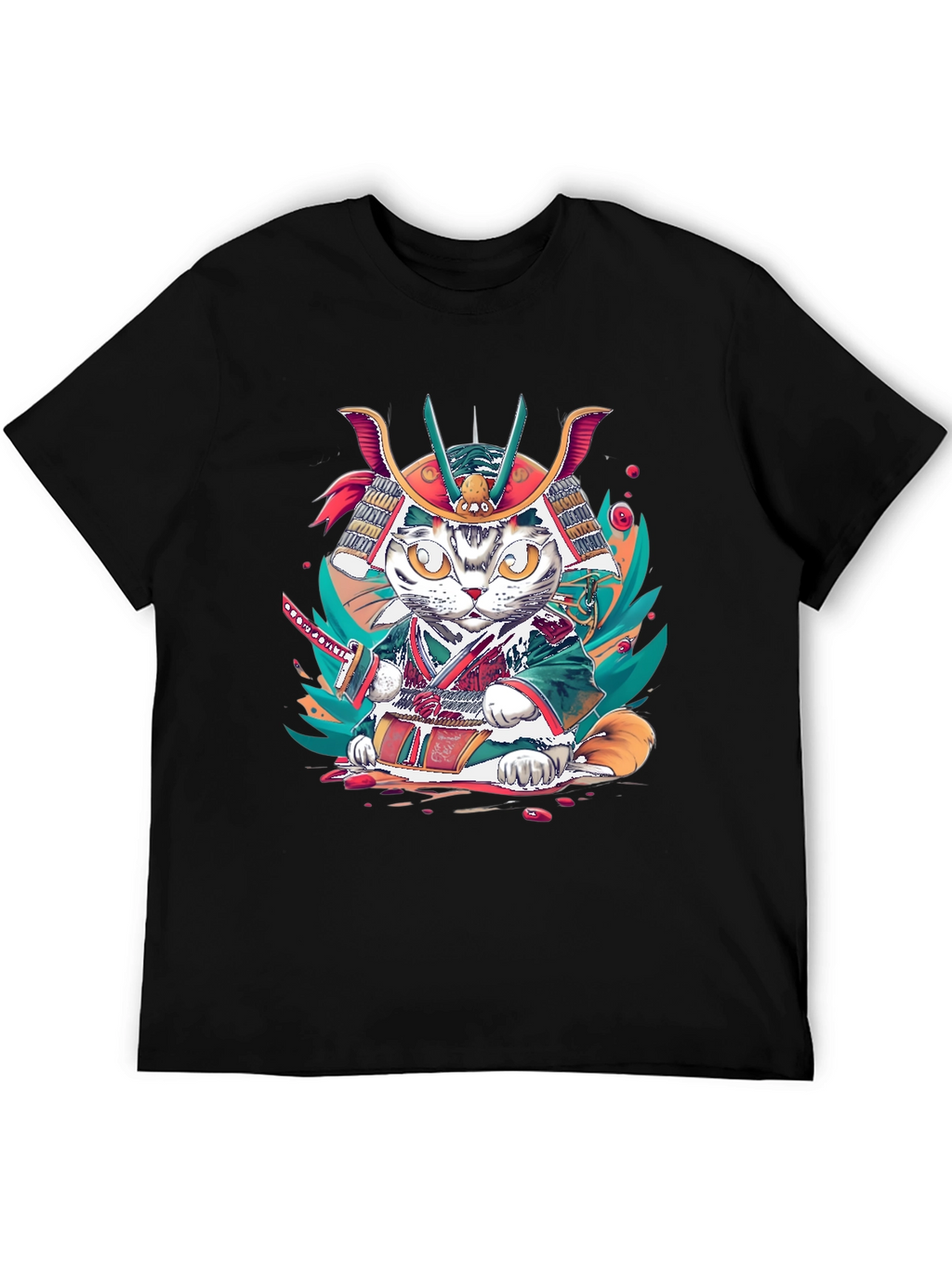 Samurai Cat T-Shirt: Unique Graphic Tee
