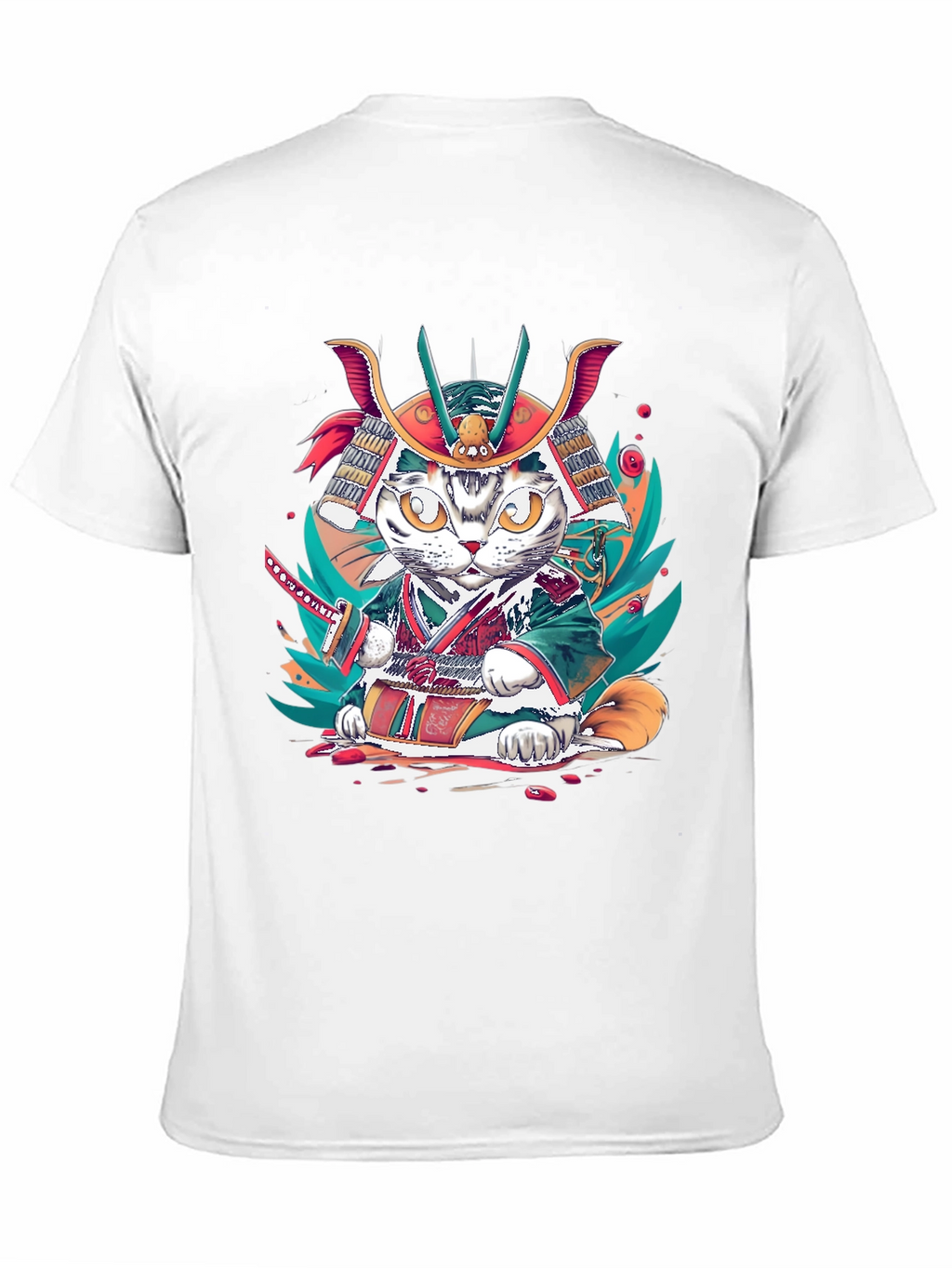 Samurai Cat T-Shirt: Unique Graphic Tee