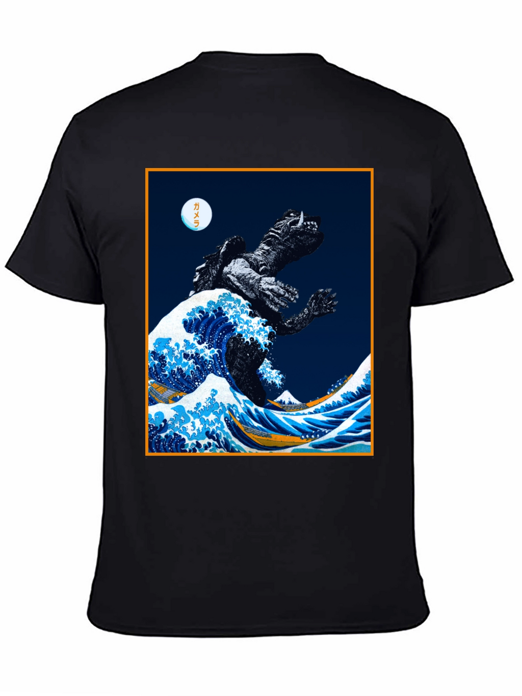 Kaiju Wave Graphic Tee - Unique Japanese Art