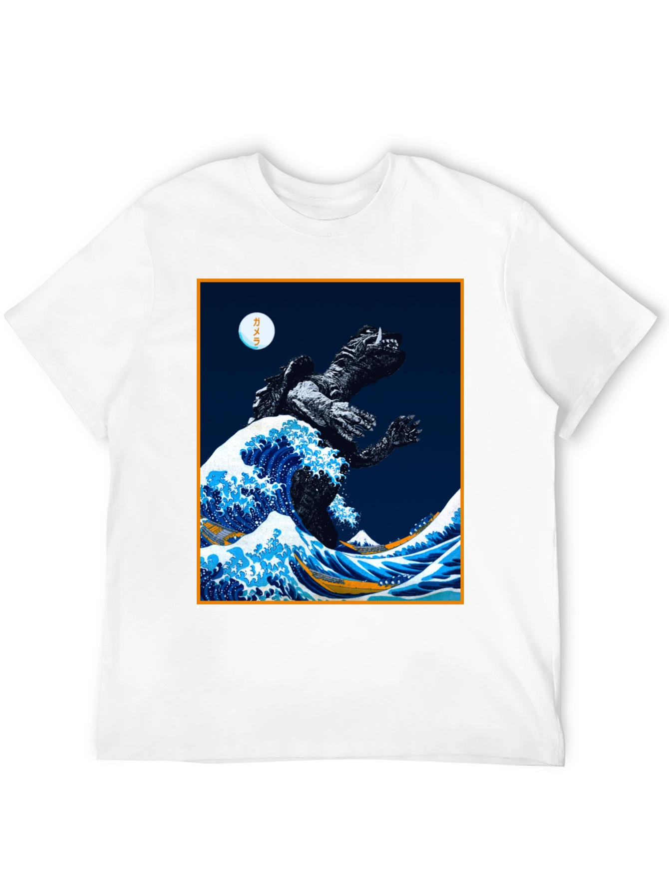 Kaiju Wave Graphic Tee - Unique Japanese Art