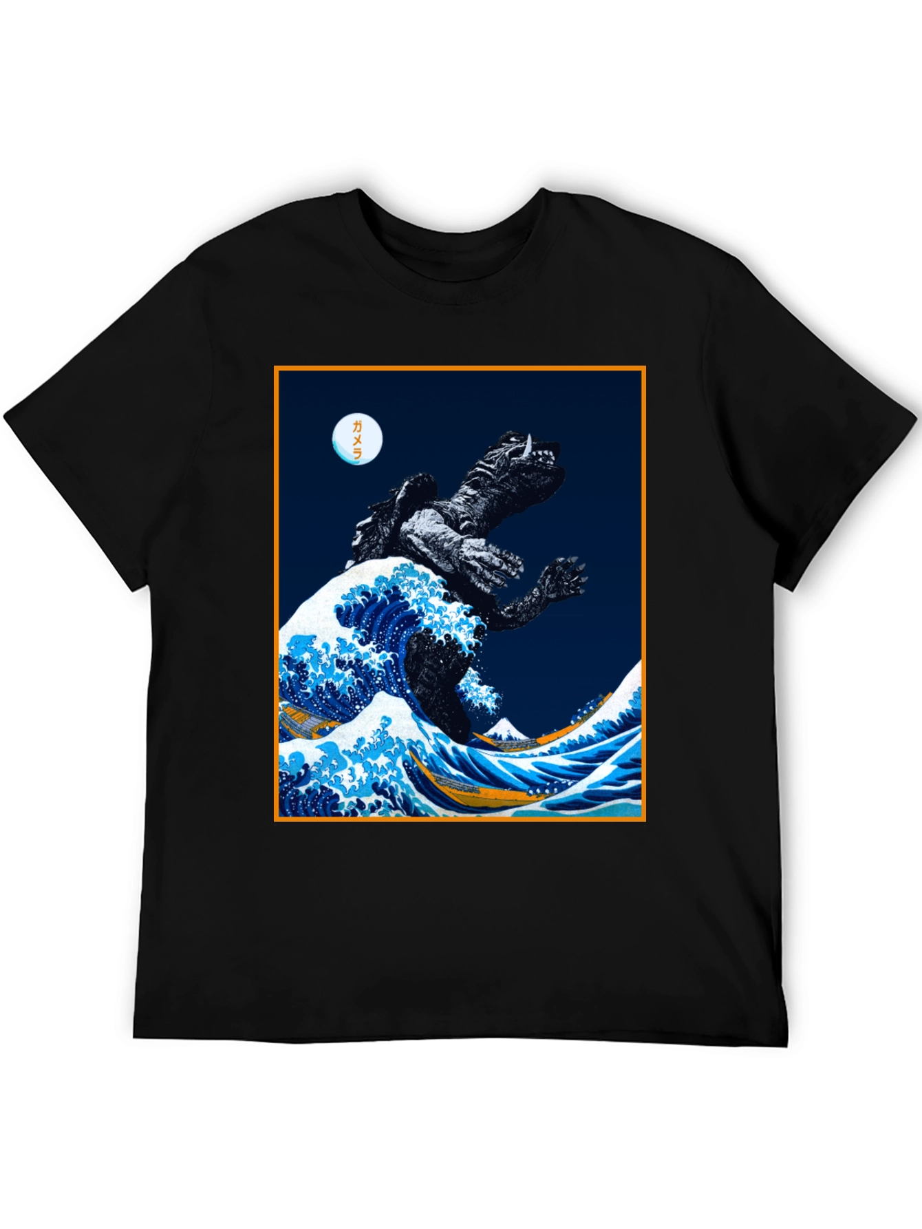 Kaiju Wave Graphic Tee - Unique Japanese Art