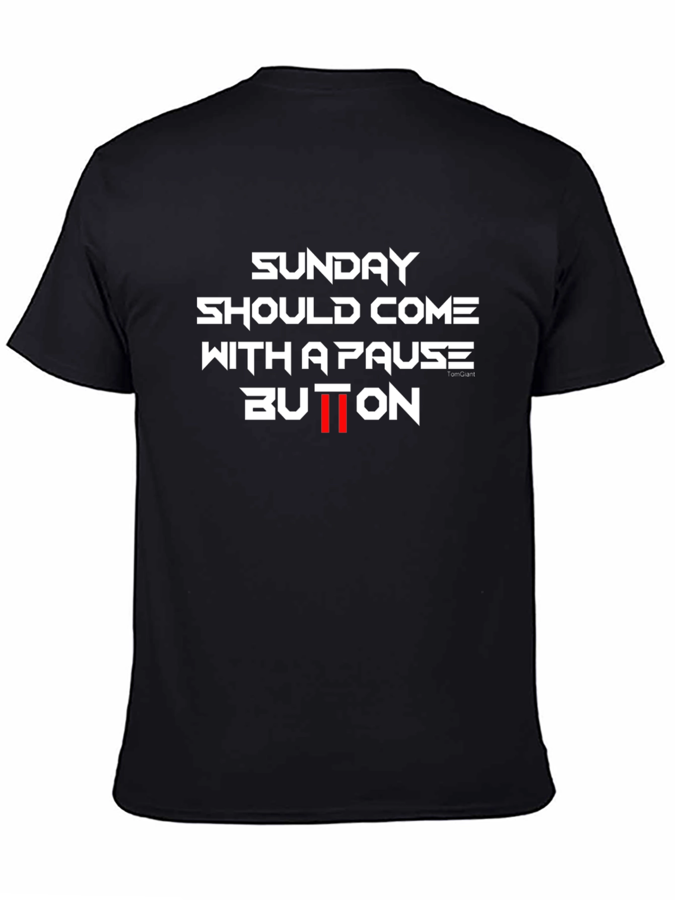 Funny Pause Button Sunday T-Shirt