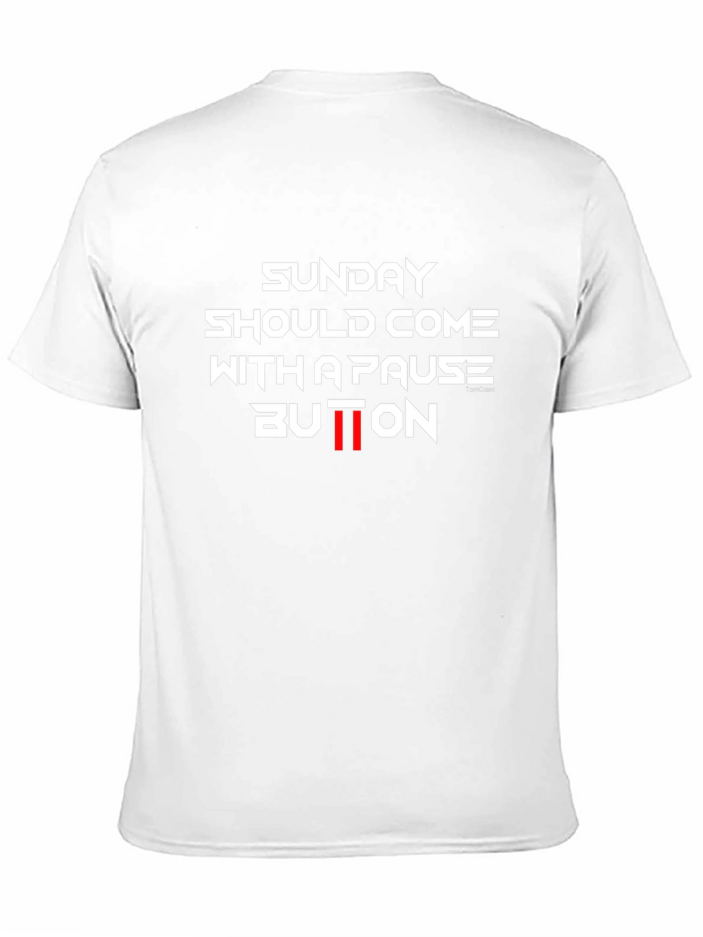 Funny Pause Button Sunday T-Shirt
