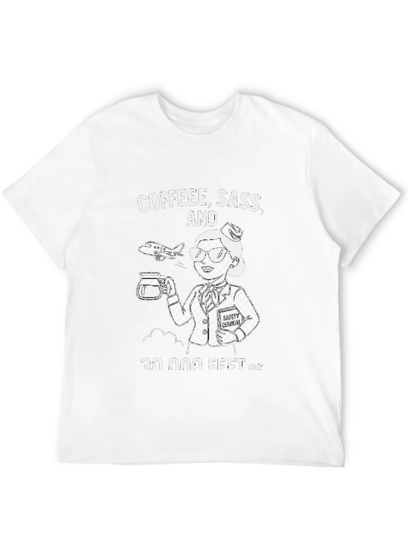 Coffee Sass & 30000 Feet T-Shirt
