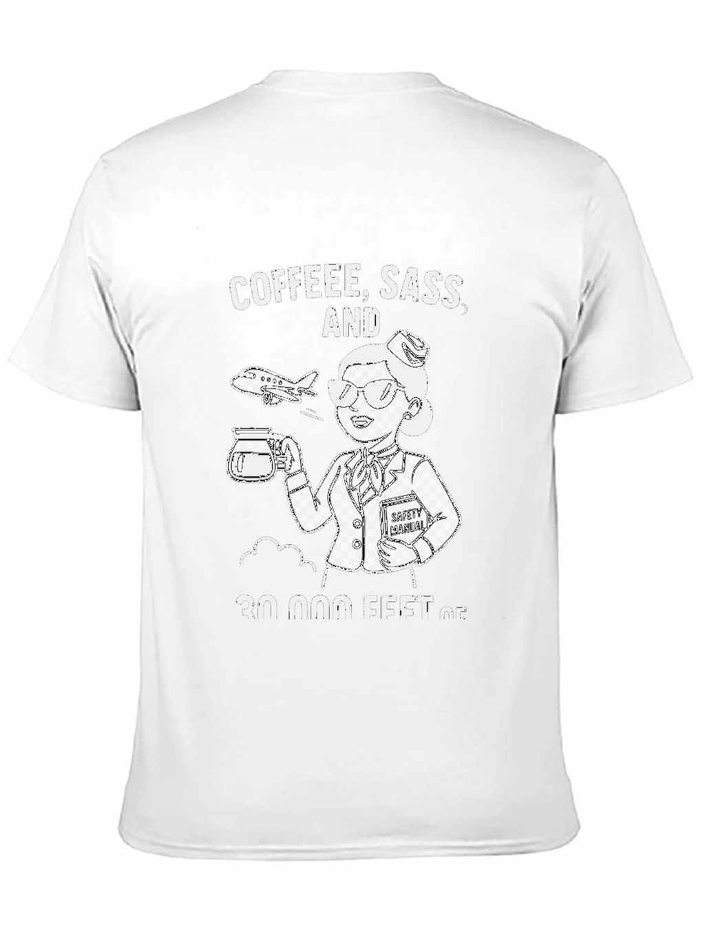 Coffee Sass & 30000 Feet T-Shirt