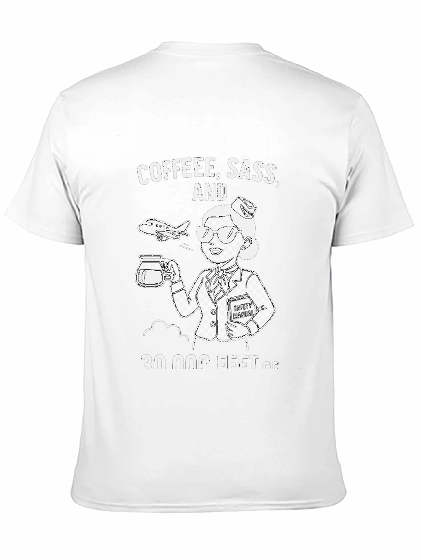 Coffee Sass & 30000 Feet T-Shirt