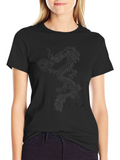 Black Dragon Graphic T-Shirt - Mens Casual Tee