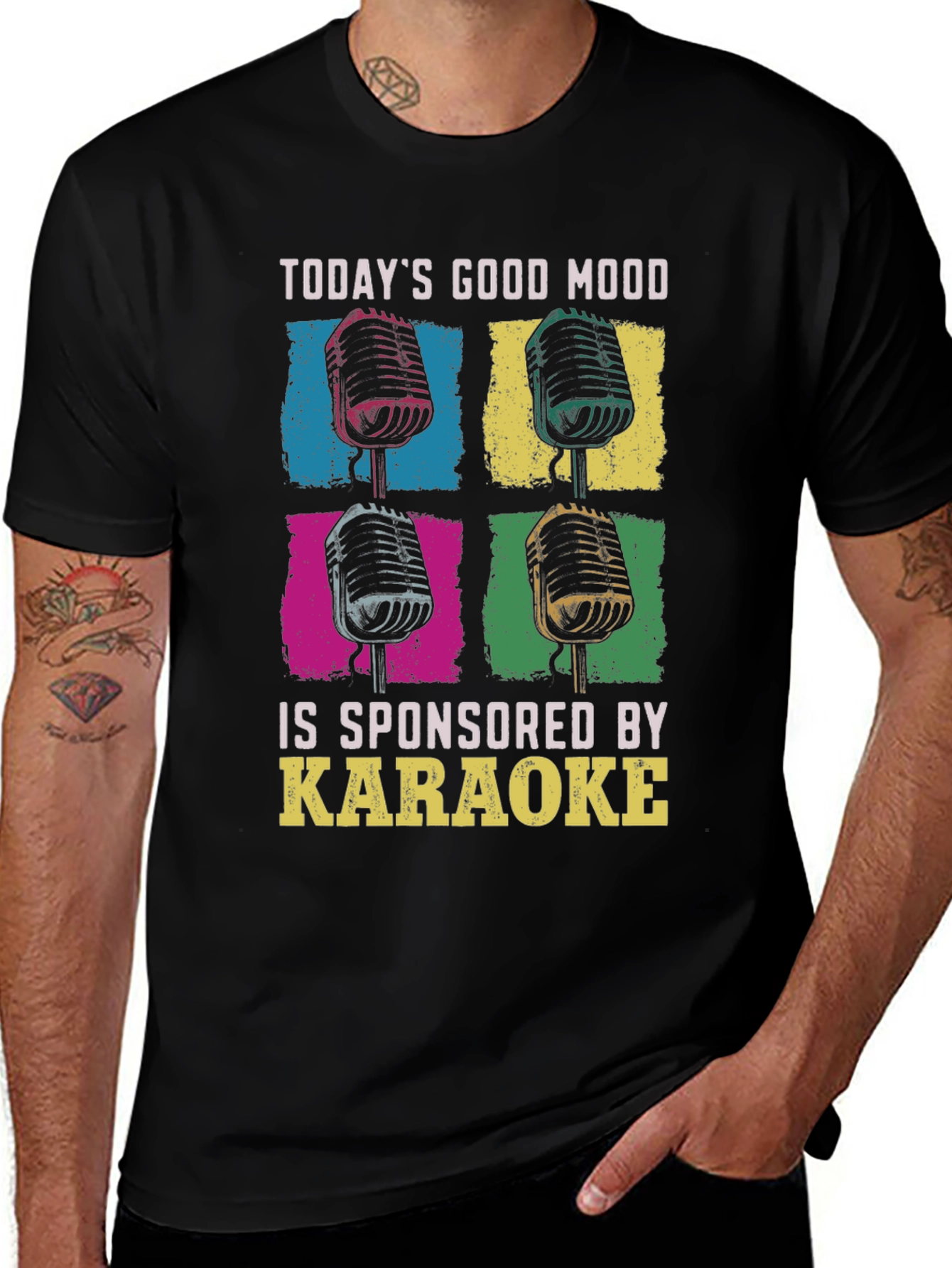 Karaoke Good Mood Graphic T-Shirt