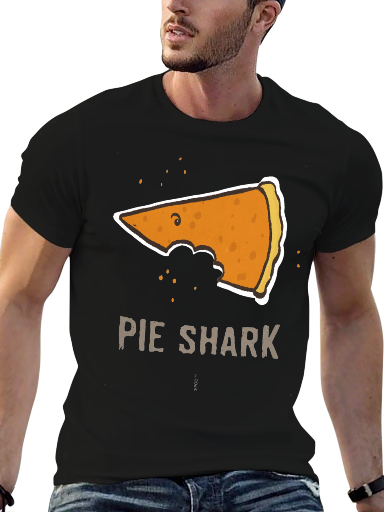 Pie Shark Graphic Tee - Funny Foodie T-Shirt